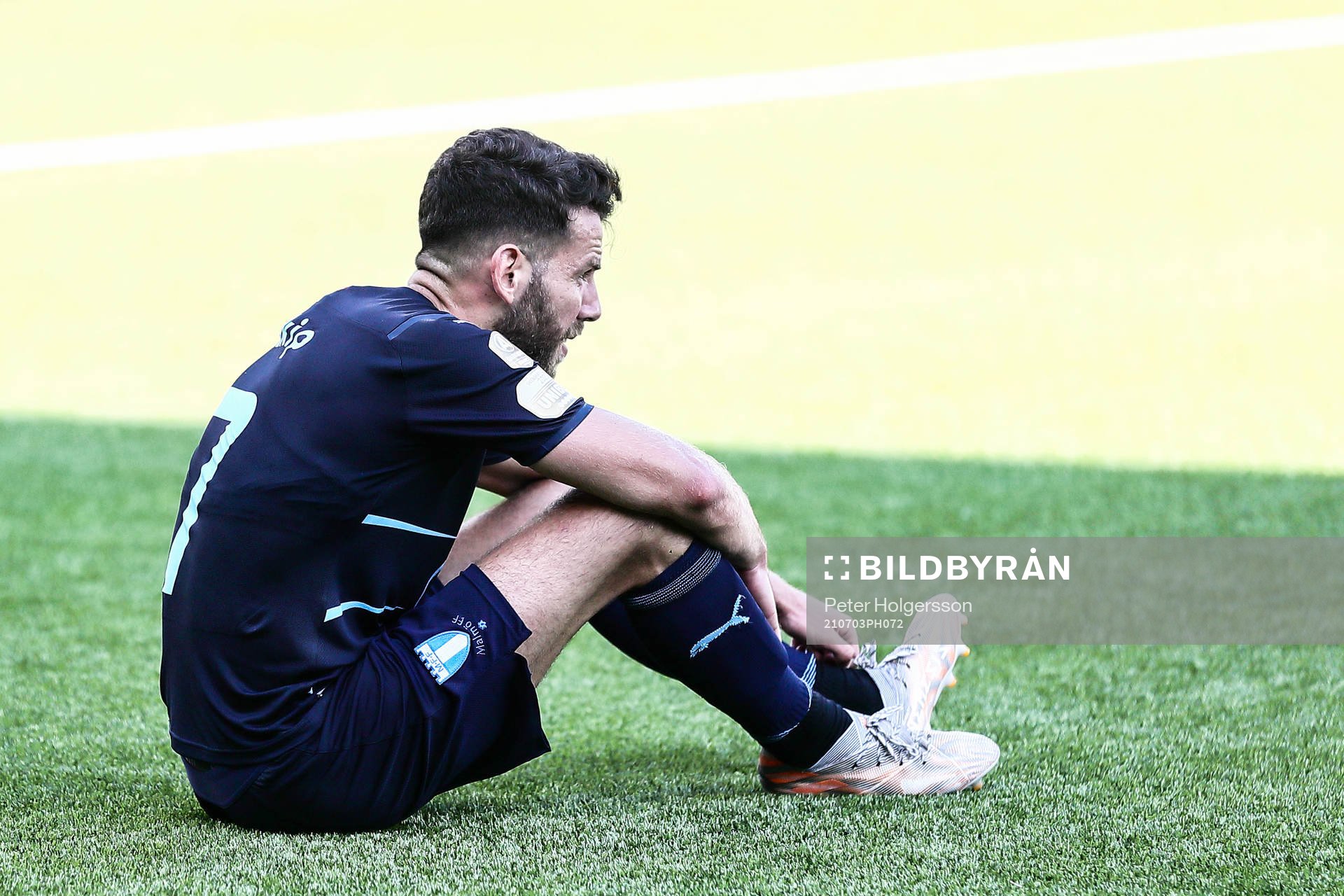 Malmö FFs Erdal Rakip deppar
