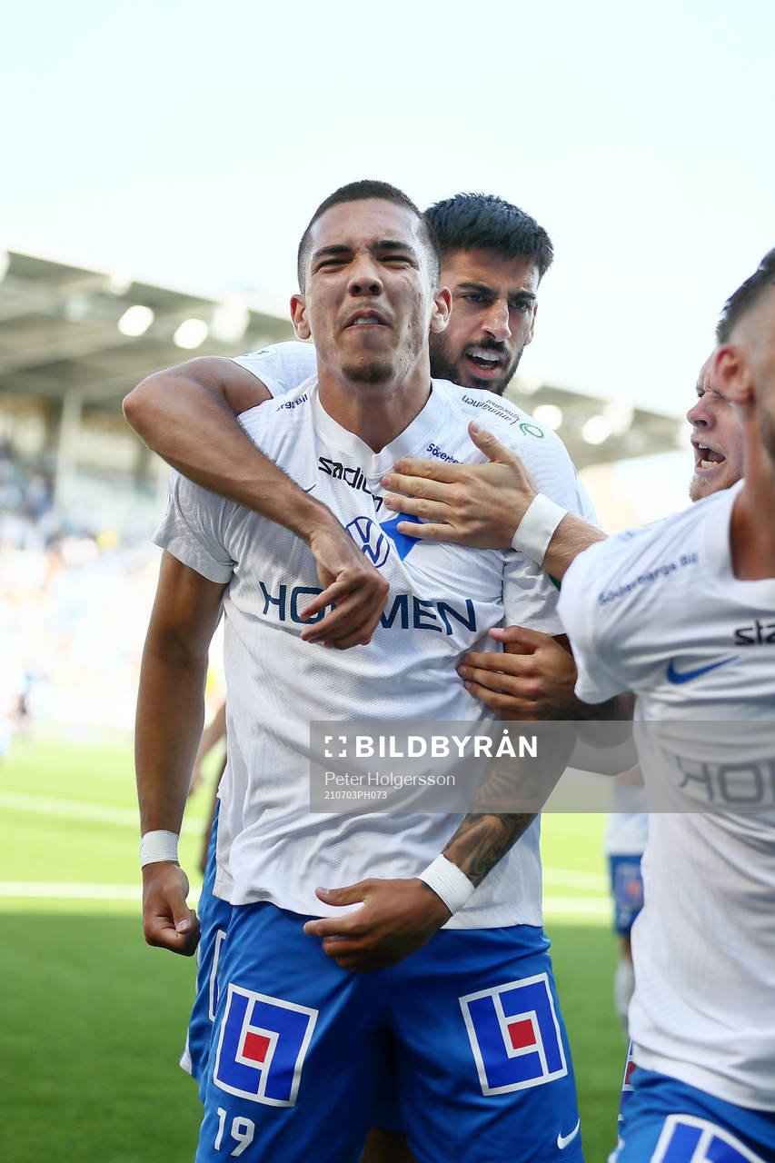 IFK Norrköpings Lucas Lima jublar