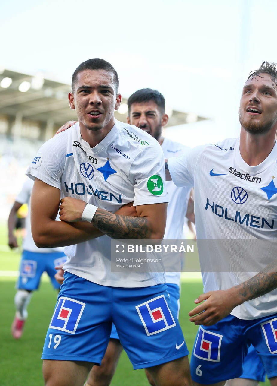 IFK Norrköpings Lucas Lima jublar