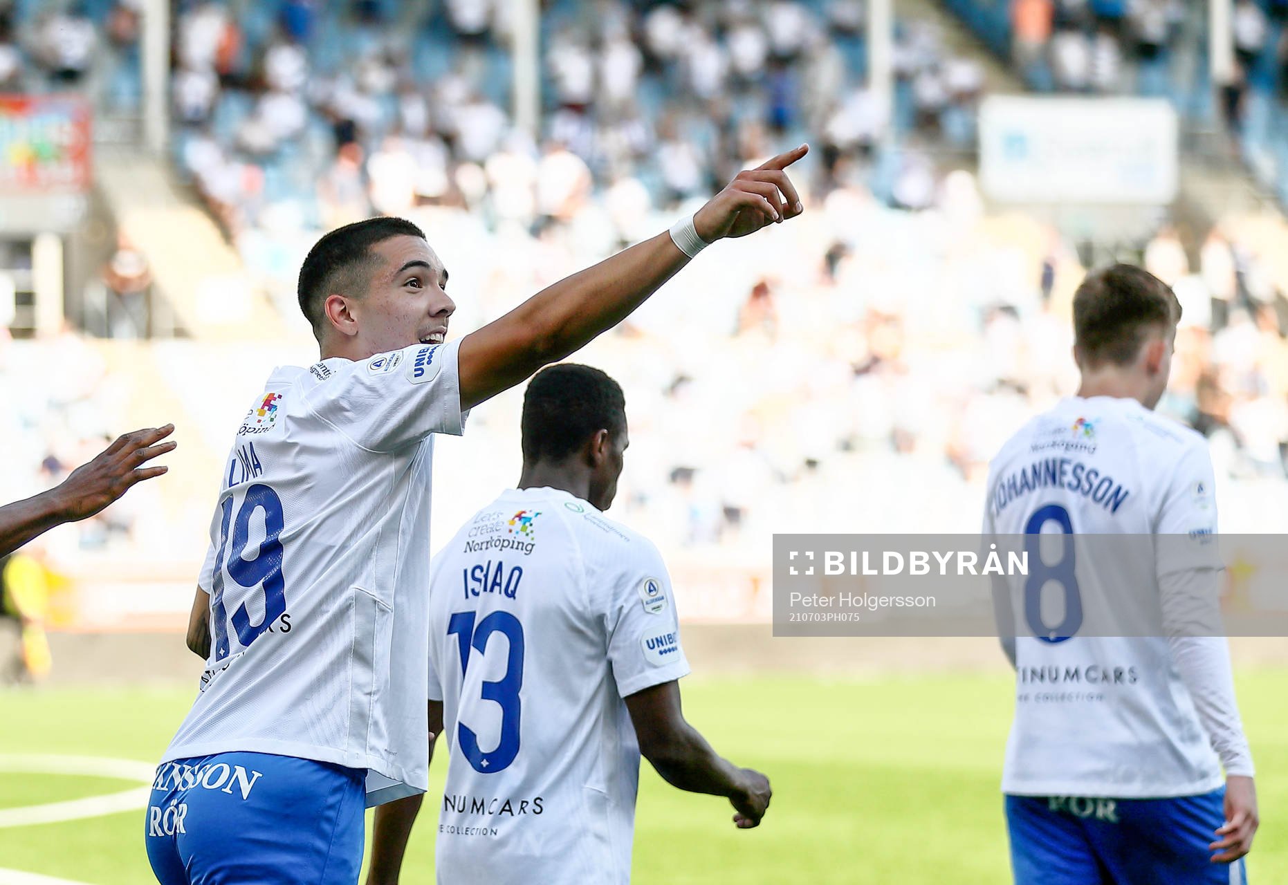 IFK Norrköpings Lucas Lima jublar