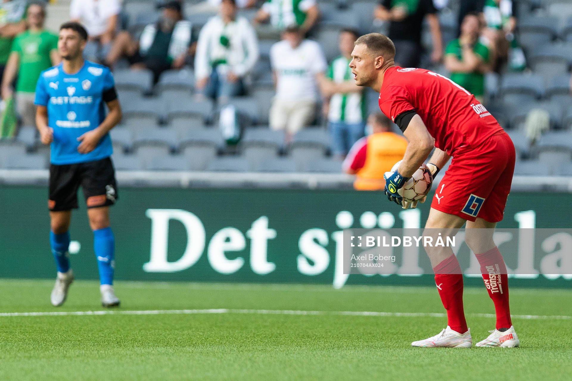 Halmstads målvakt Malkolm Nilsson Säfqvist
