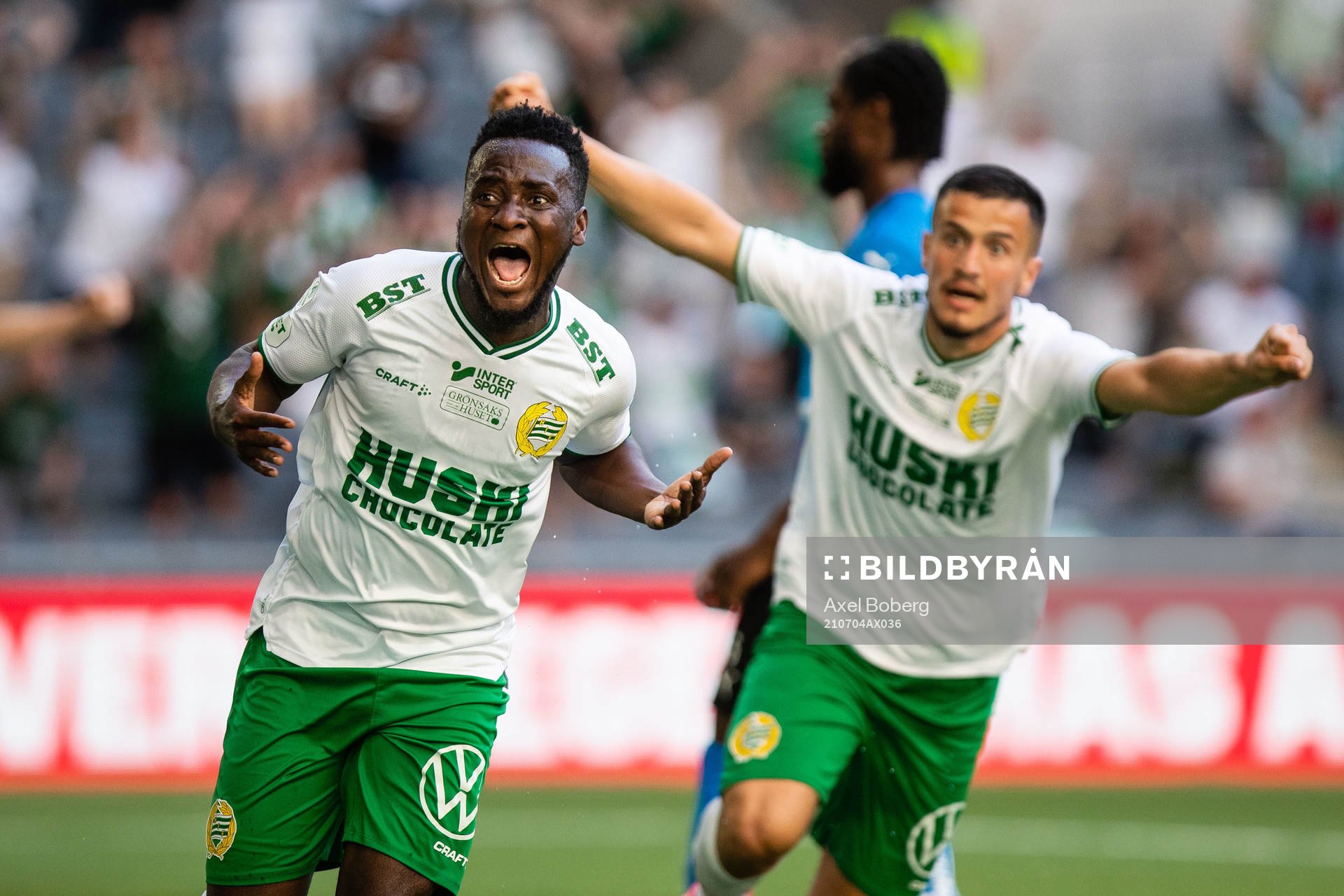 Hammarbys David Accam jublar
