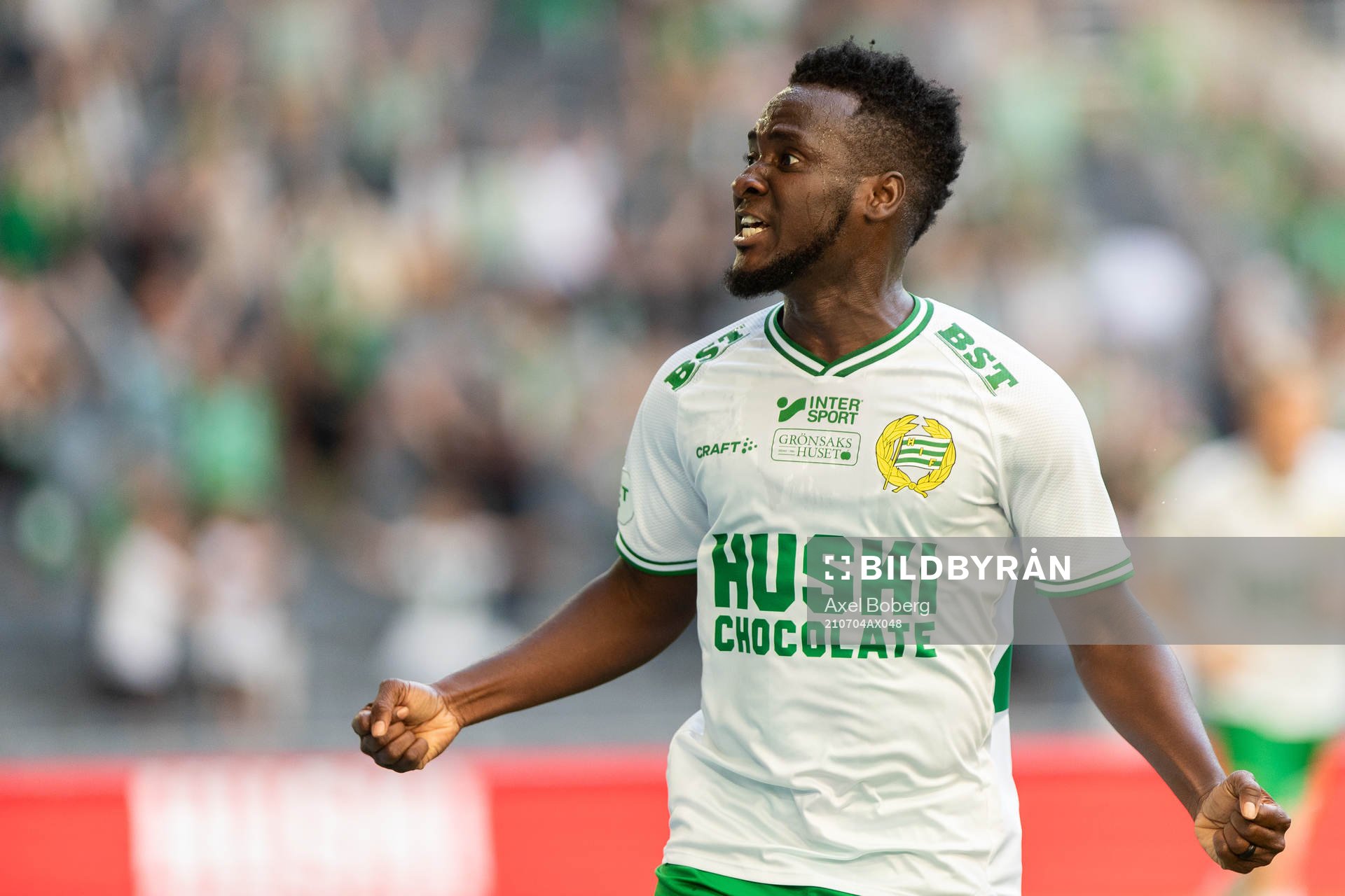 Hammarbys David Accam jublar