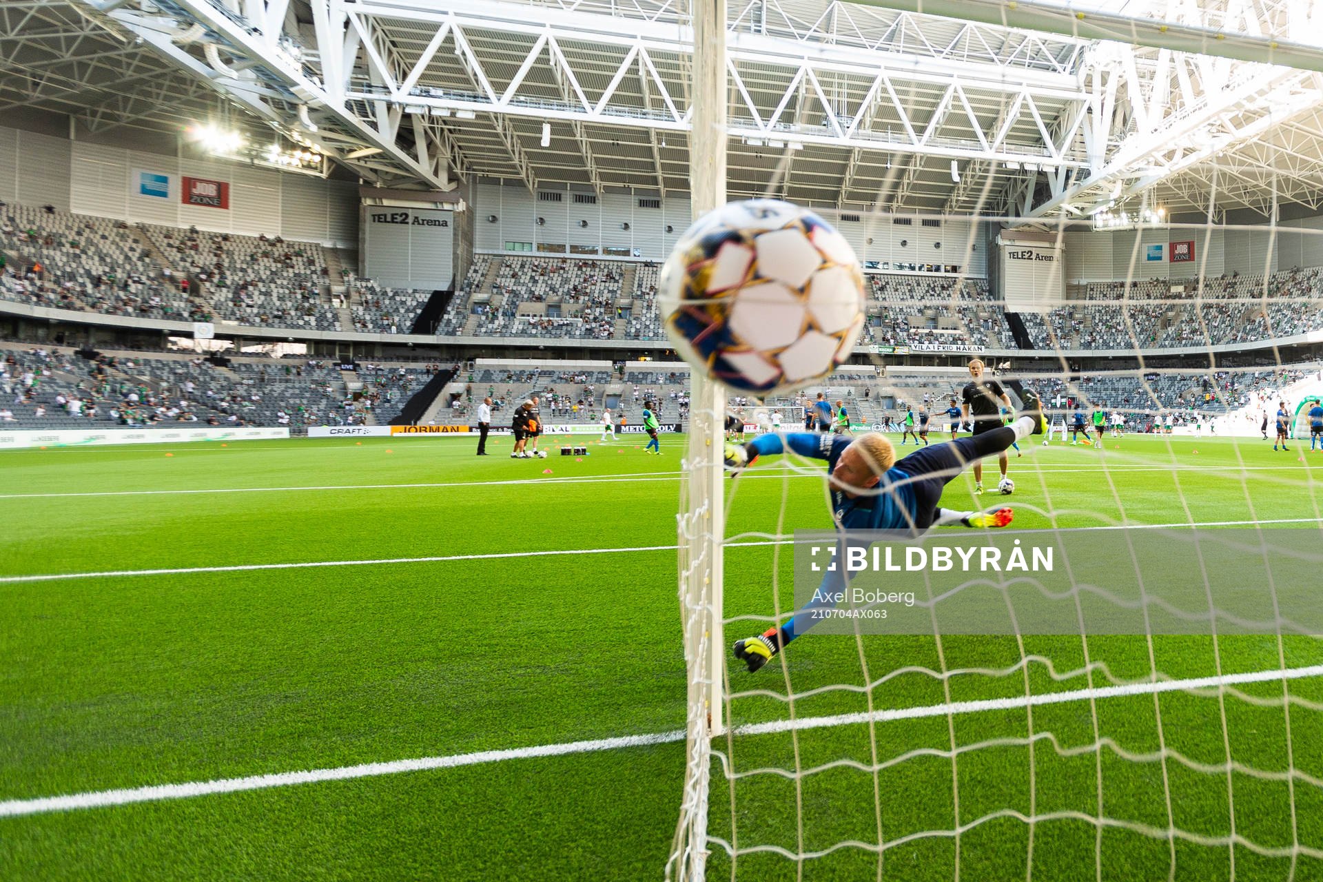 Halmstads målvakt Malkolm Nilsson Säfqvist