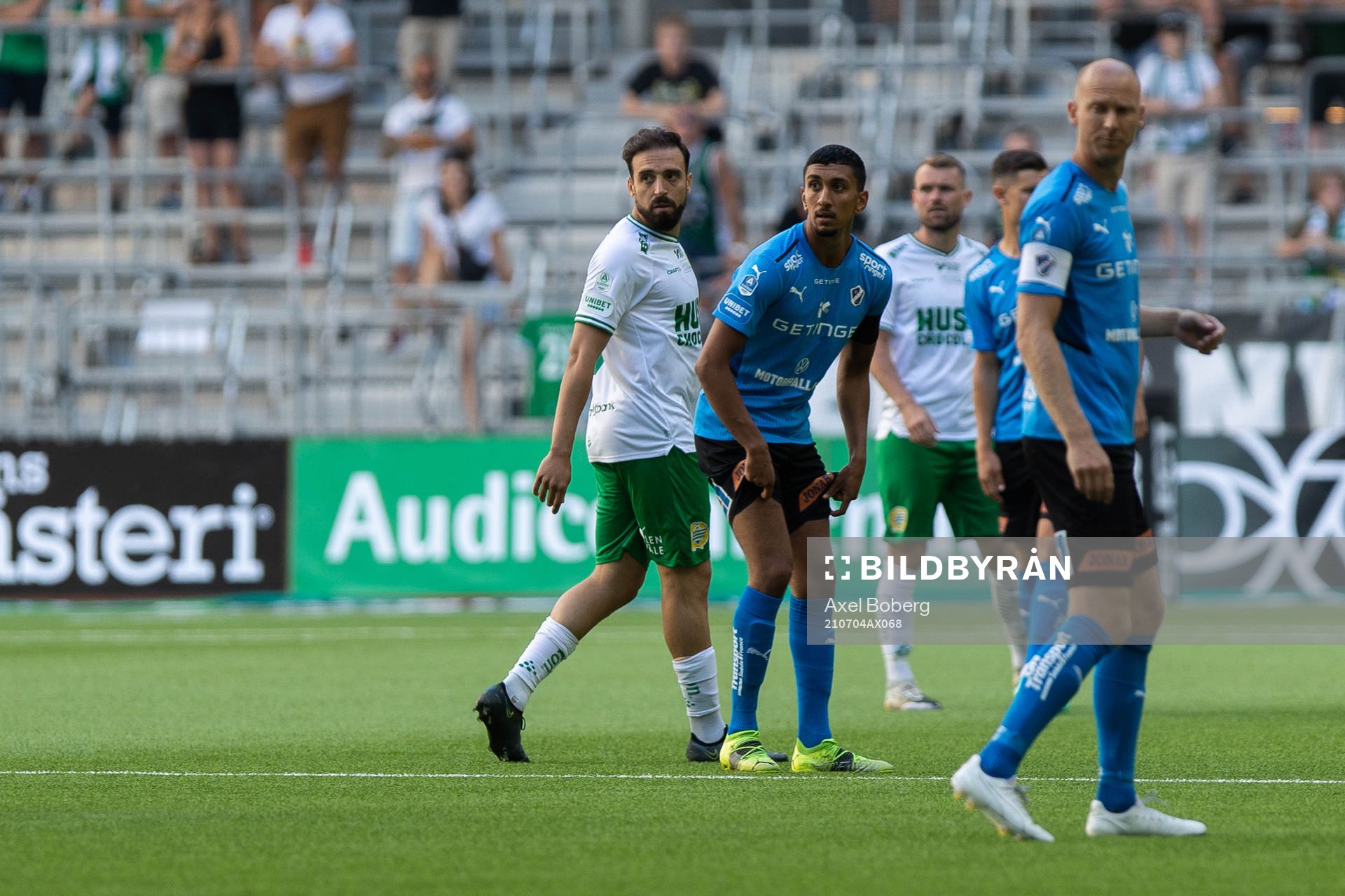 Hammarbys Imad Khalili och Halmstads Amir Al-Ammari