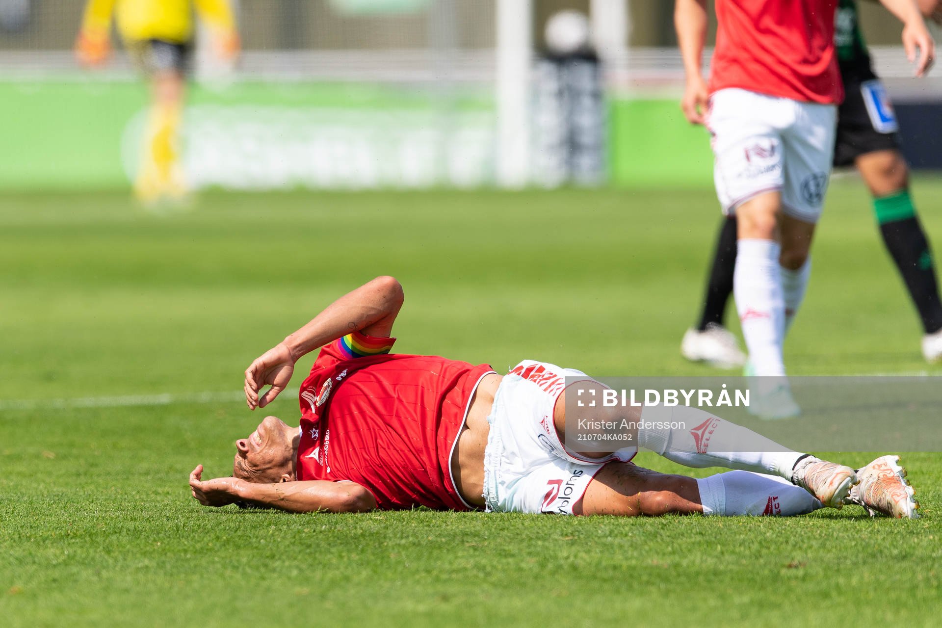 Kalmars Romario Pereira Sipiao har ont