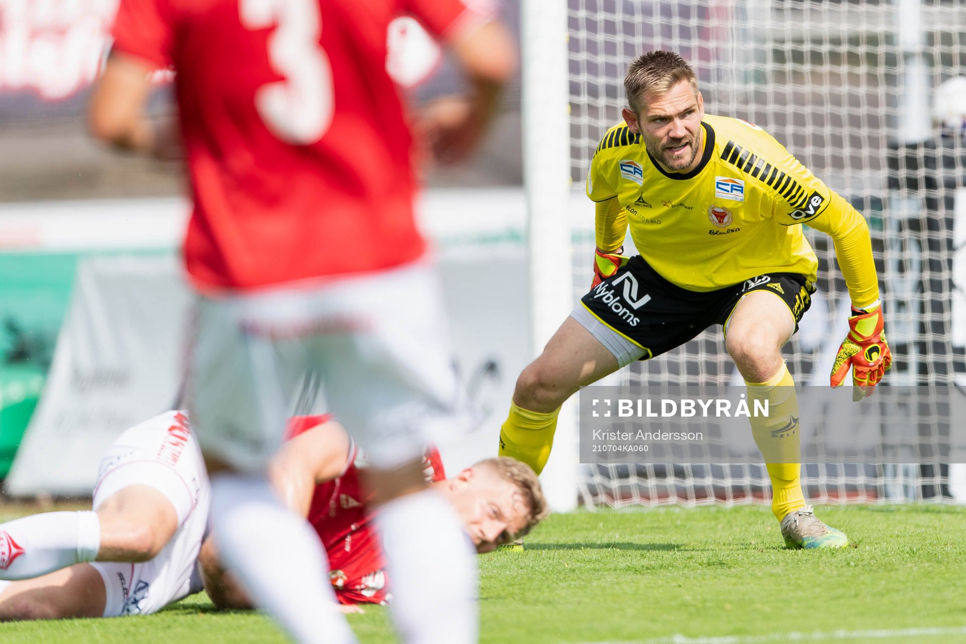 Kalmars målvakt Lucas Hägg Johansson