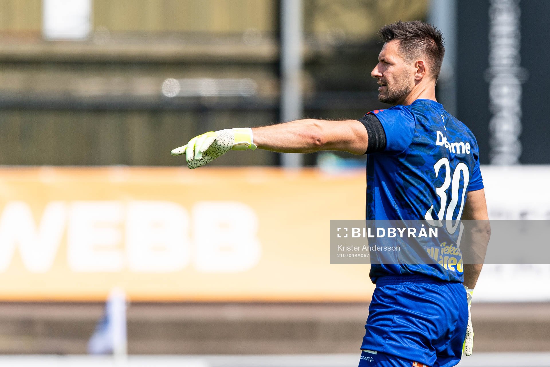 Varbergs målvakt Stojan Lukic