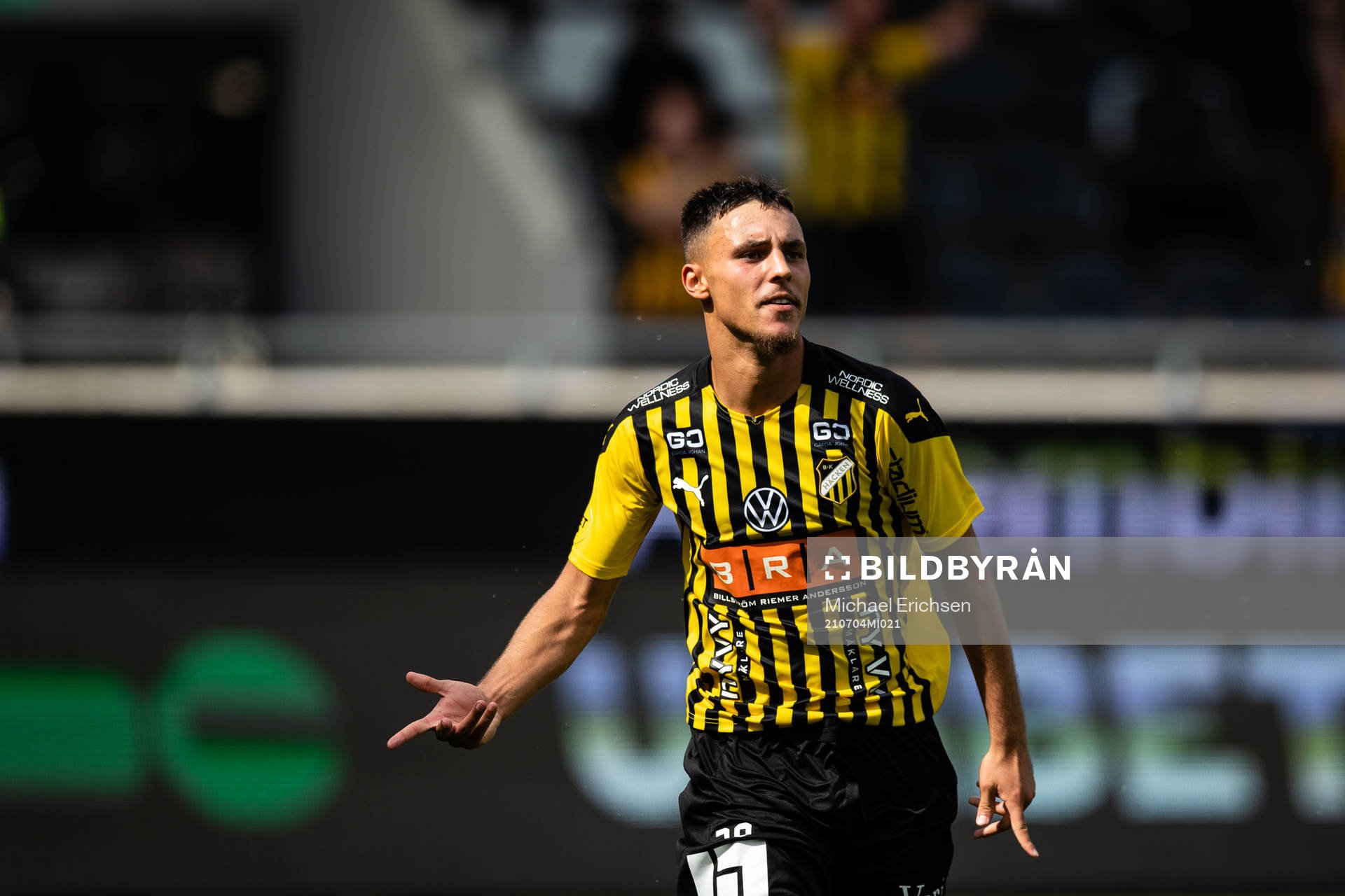 Häckens Ali Youssef jublar