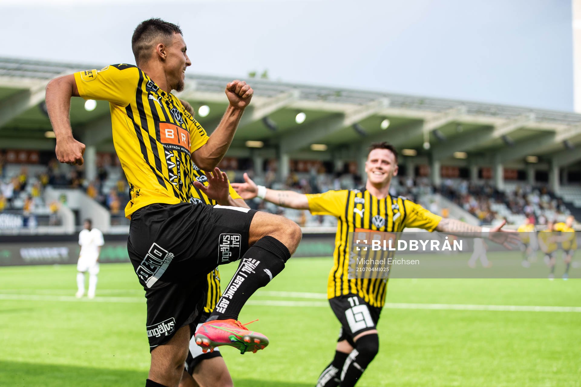 Häckens Ali Youssef jublar
