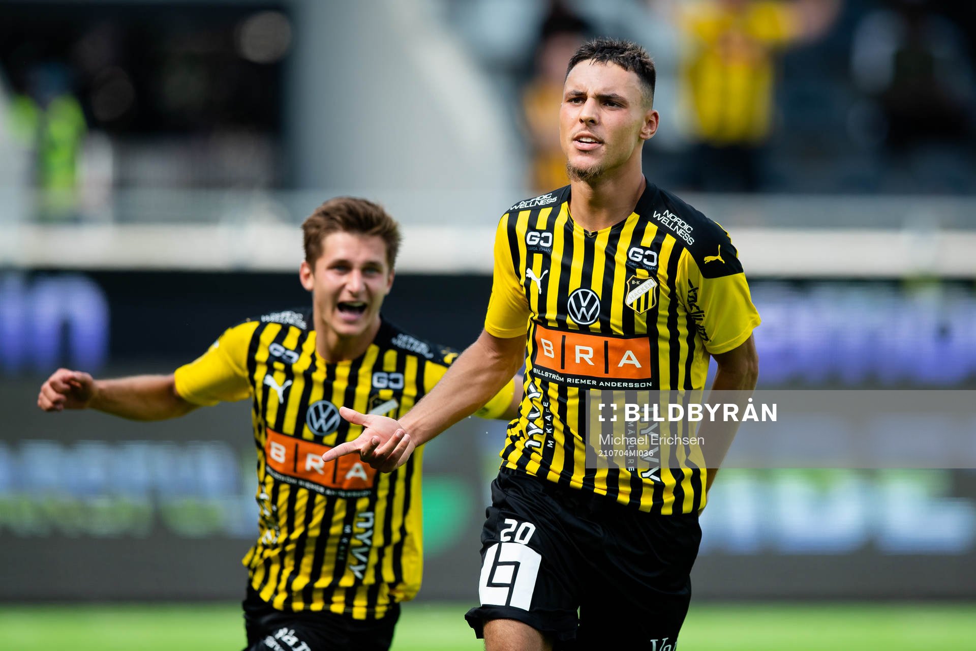 Häckens Ali Youssef jublar