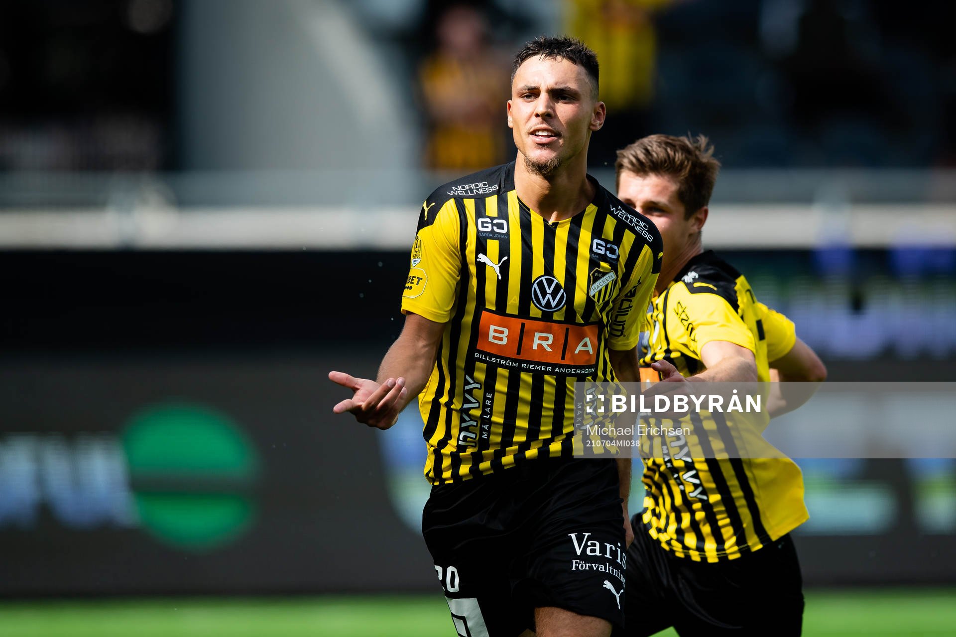 Häckens Ali Youssef jublar