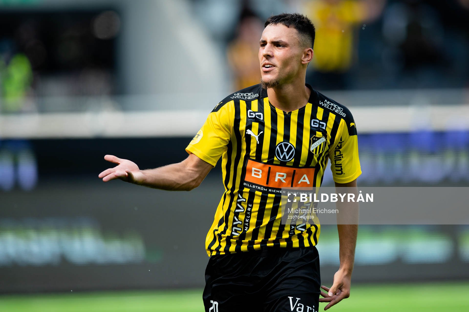 Häckens Ali Youssef jublar