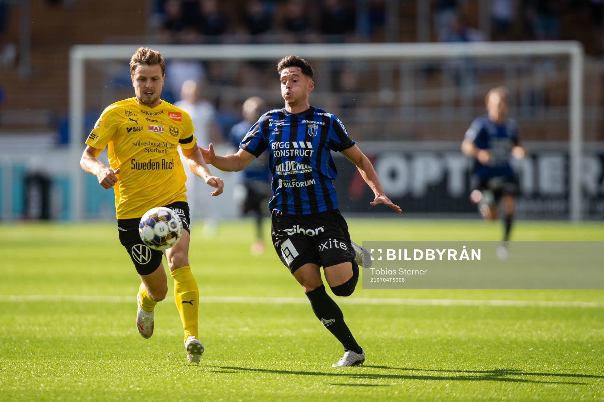 Mjällbys Joel Nilsson och Sirius Laurent Shabani
