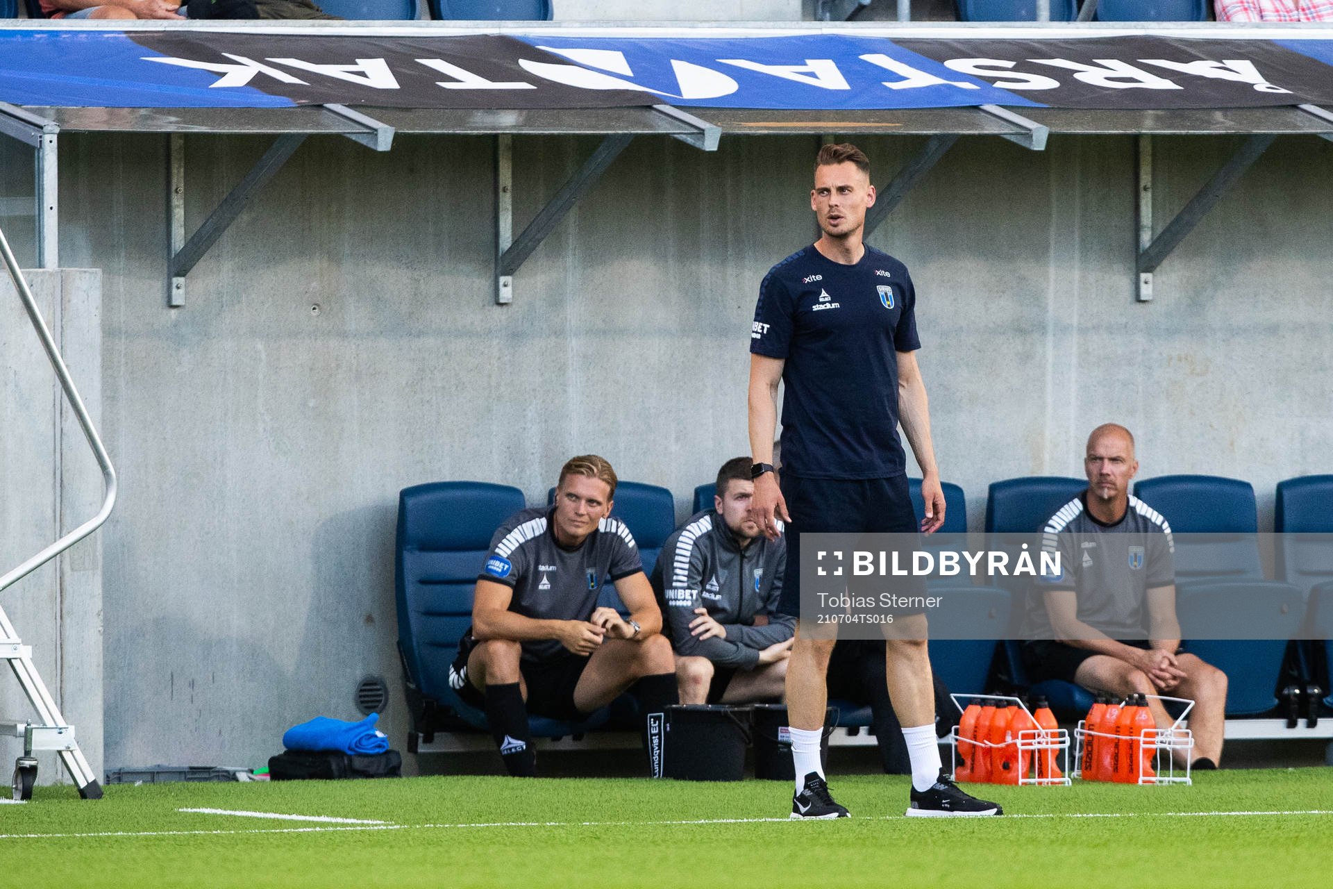 Sirius tränare Daniel Bäckström