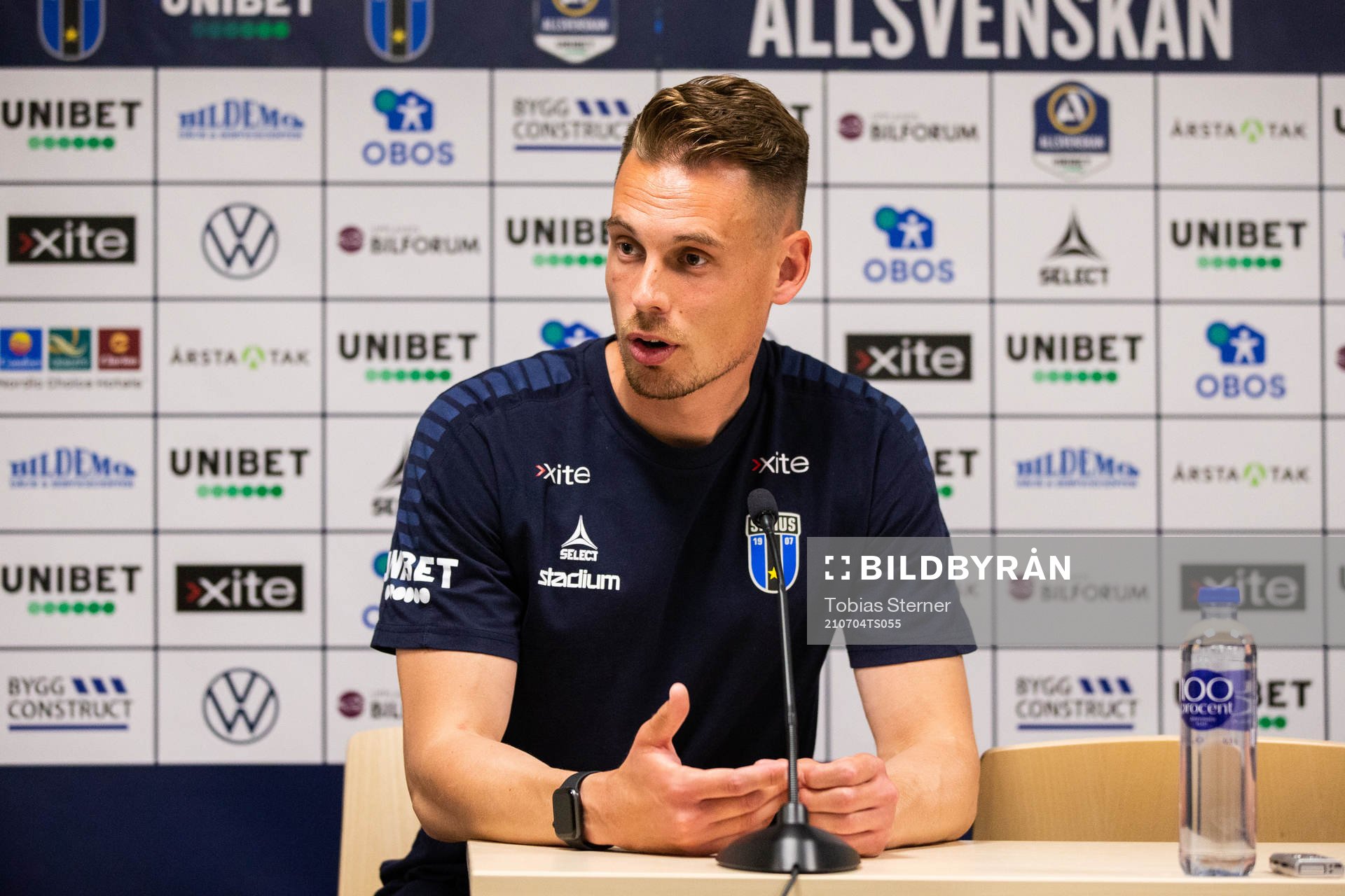 Sirius tränare Daniel Bäckström