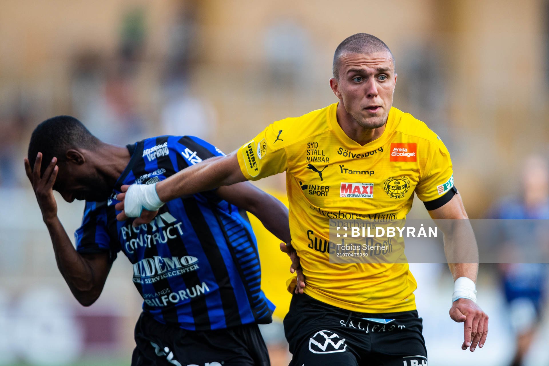 Sirius Mohammed Khalid Saeid och Mjällbys Ivan Kricak