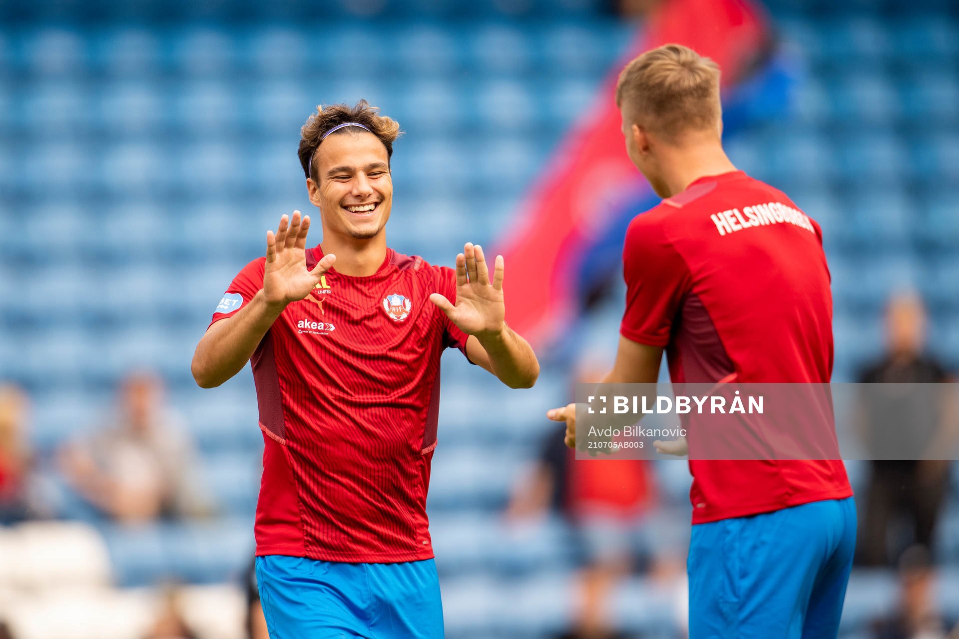 Helsingborgs Assad Al Hamlawi och Casper Widell