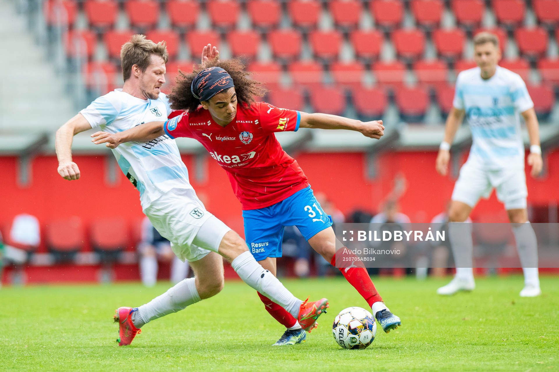 Helsingborgs Adam Kaied och Helsingørs Nikolaj Hanssen