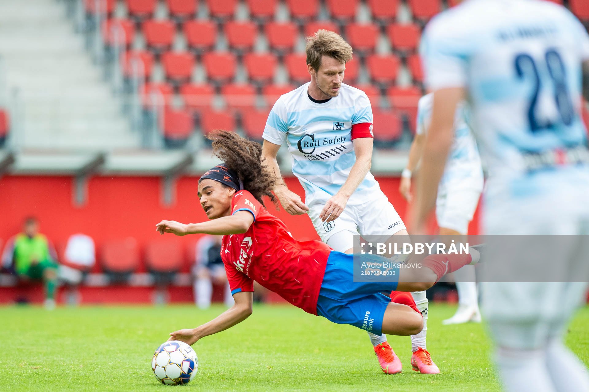 Helsingborgs Adam Kaied och Helsingørs Nikolaj Hanssen