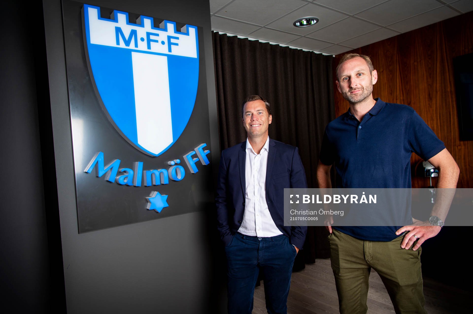 Malmö FFs Daniel Andersson, sportdirektör, och Andreas
