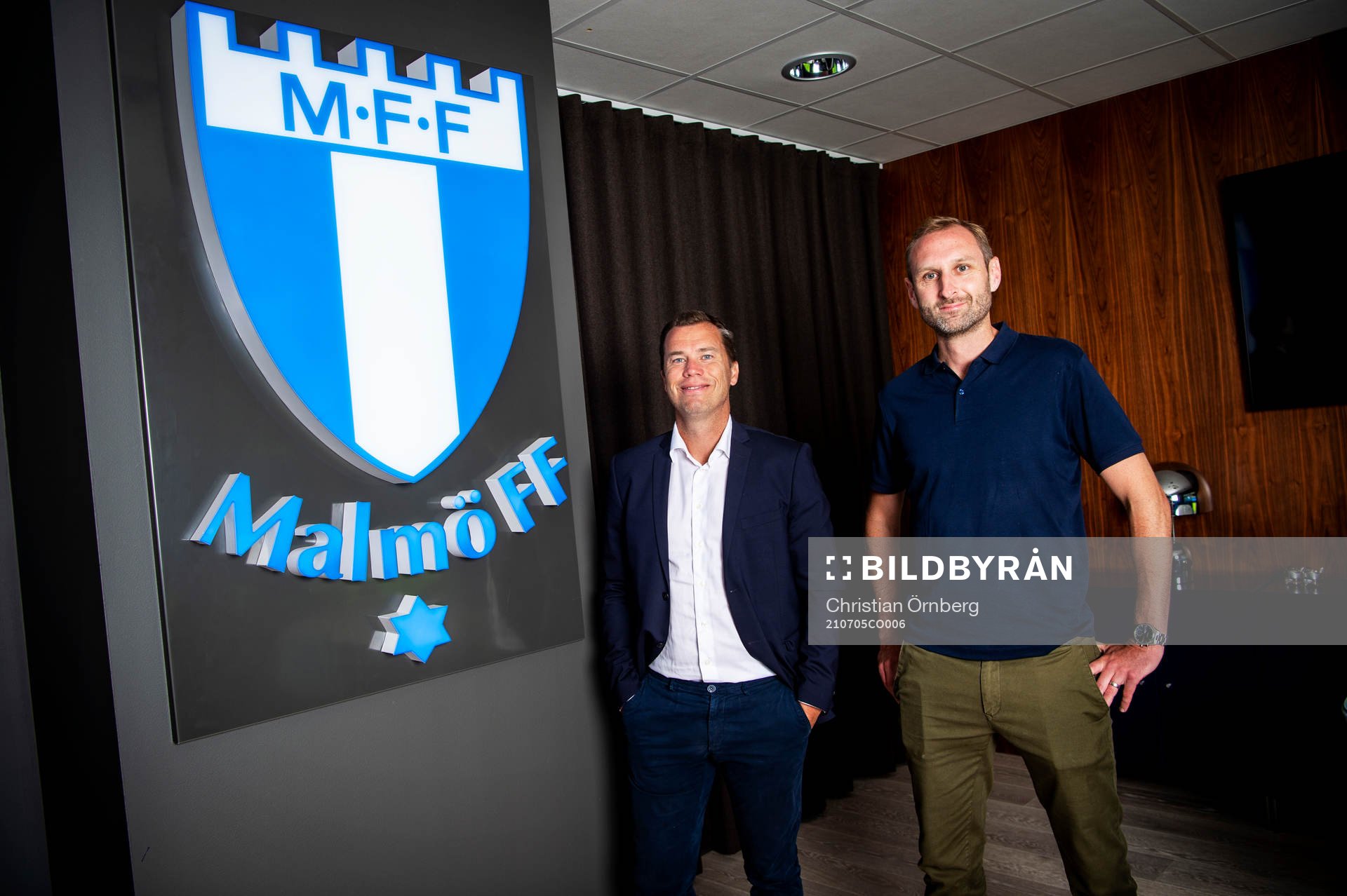 Malmö FFs Daniel Andersson, sportdirektör, och Andreas
