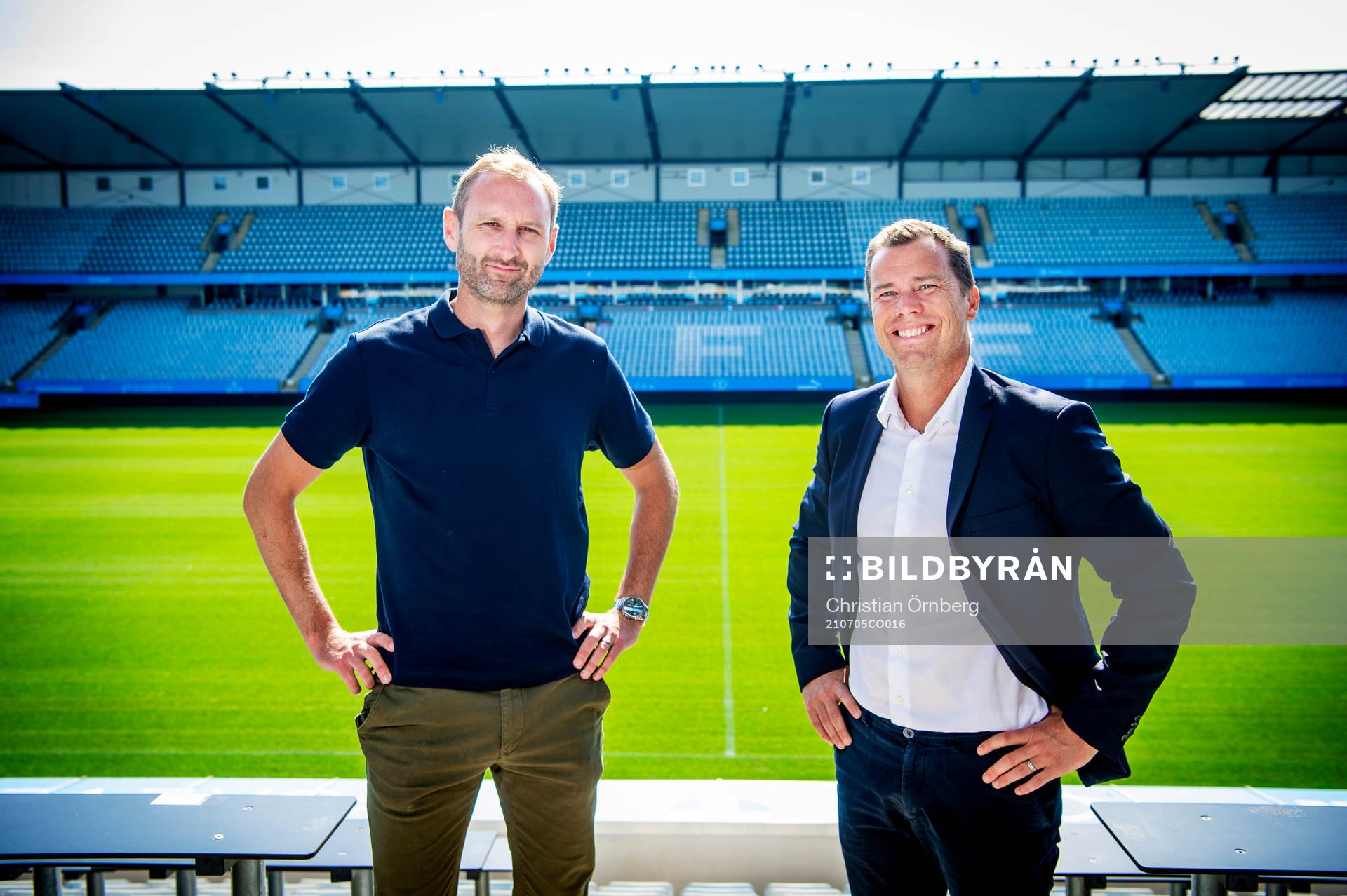 Malmö FFs Daniel Andersson, sportdirektör, och Andreas