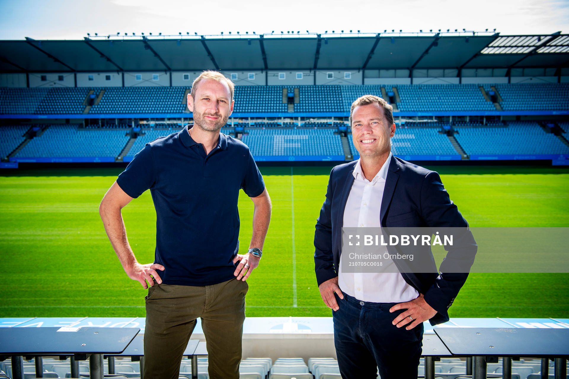 Malmö FFs Daniel Andersson, sportdirektör, och Andreas