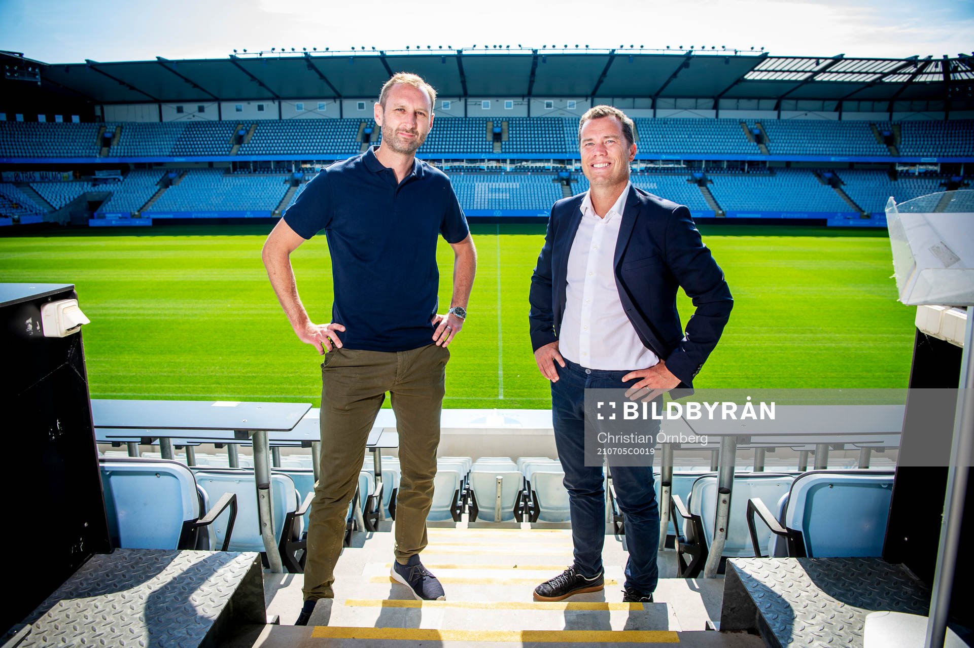 Malmö FFs Daniel Andersson, sportdirektör, och Andreas