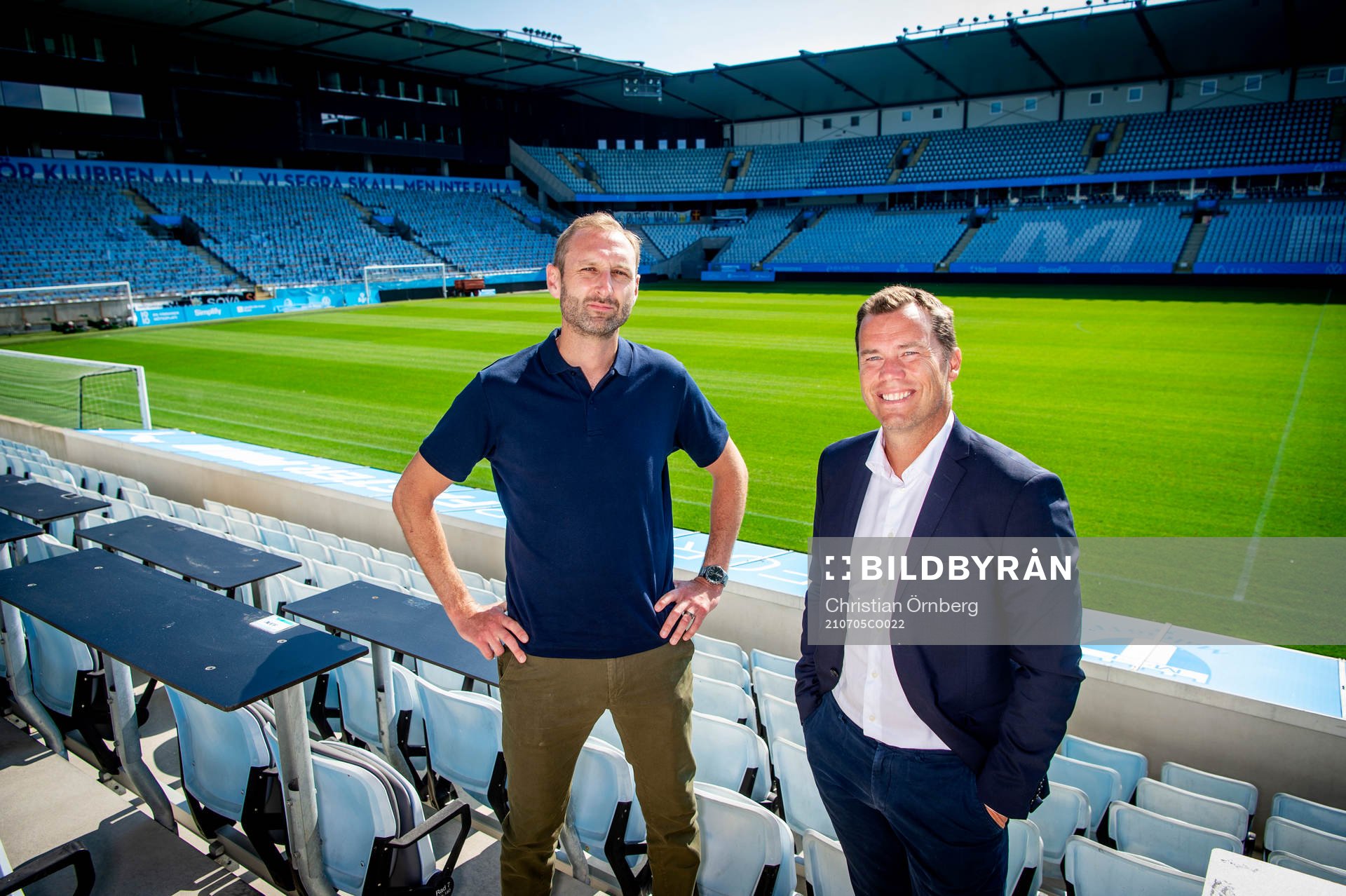 Malmö FFs Daniel Andersson, sportdirektör, och Andreas