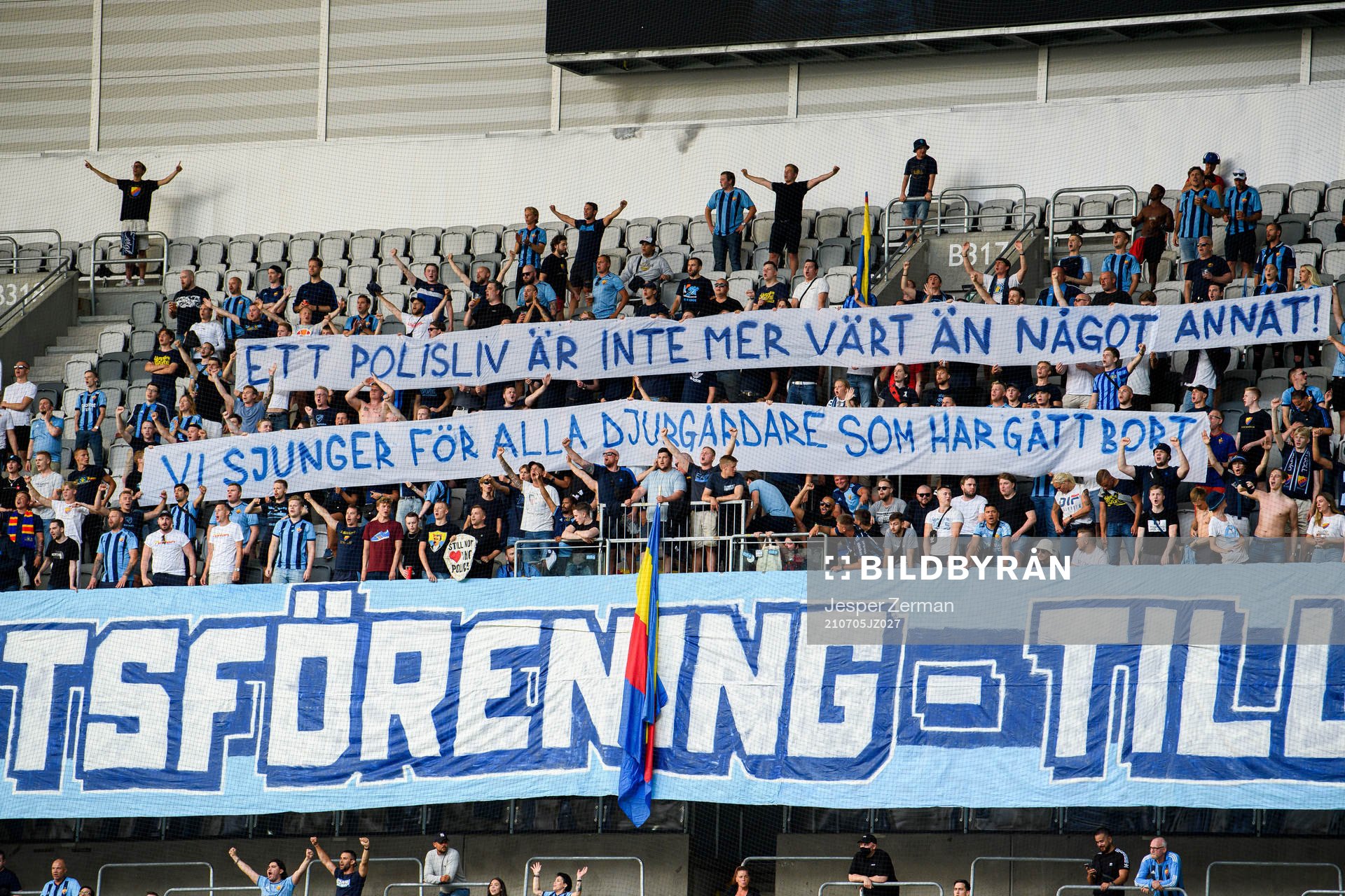 Djurgårdens supportrar