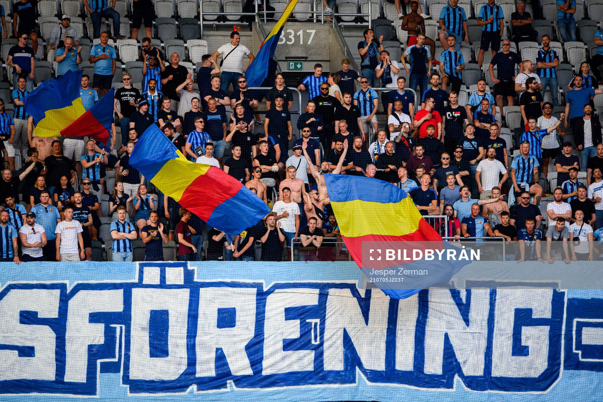 Djurgårdens supportrar
