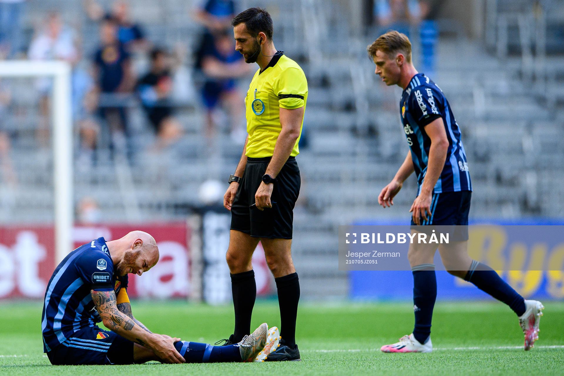 Djurgårdens Magnus Eriksson har ont