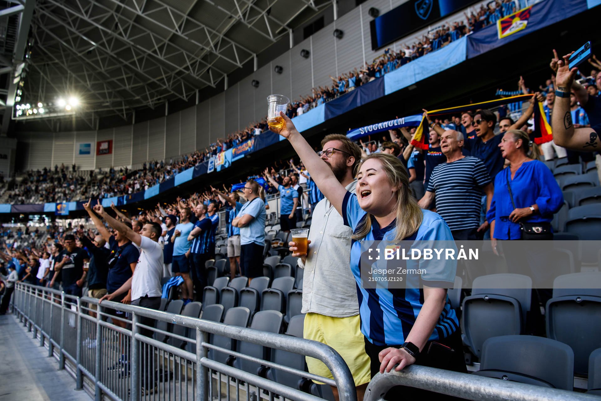 Djurgårdens supportrar