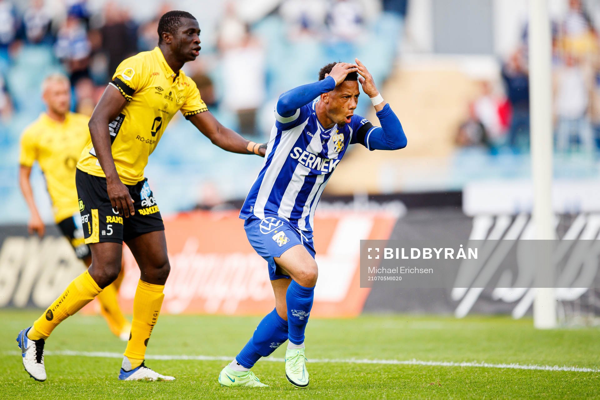 Elfsborgs Maudo Lamine Jarjué och IFK Göteborgs Tobias