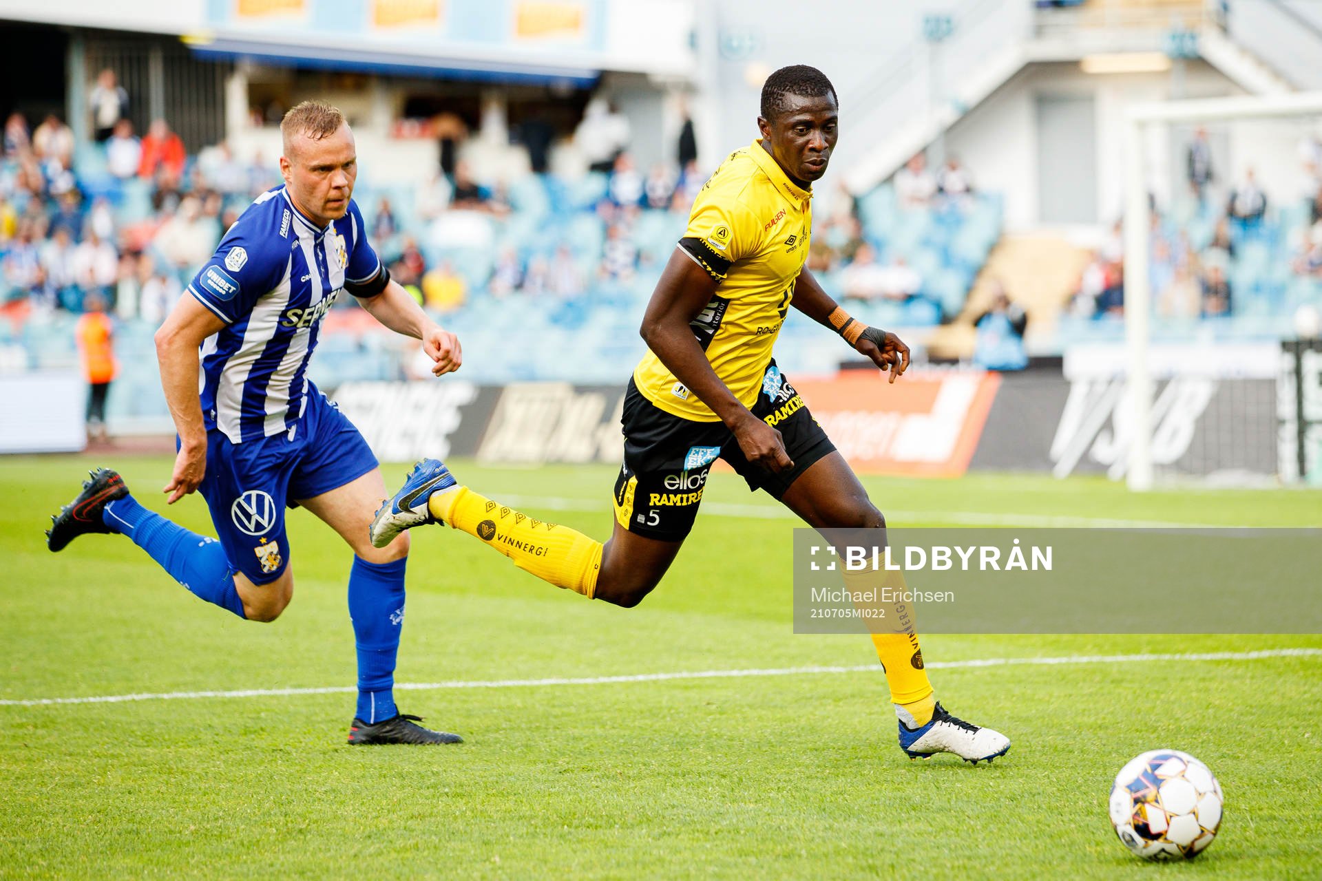 IFK Göteborgs Kolbeinn Sigthorsson och Elfsborgs Maudo