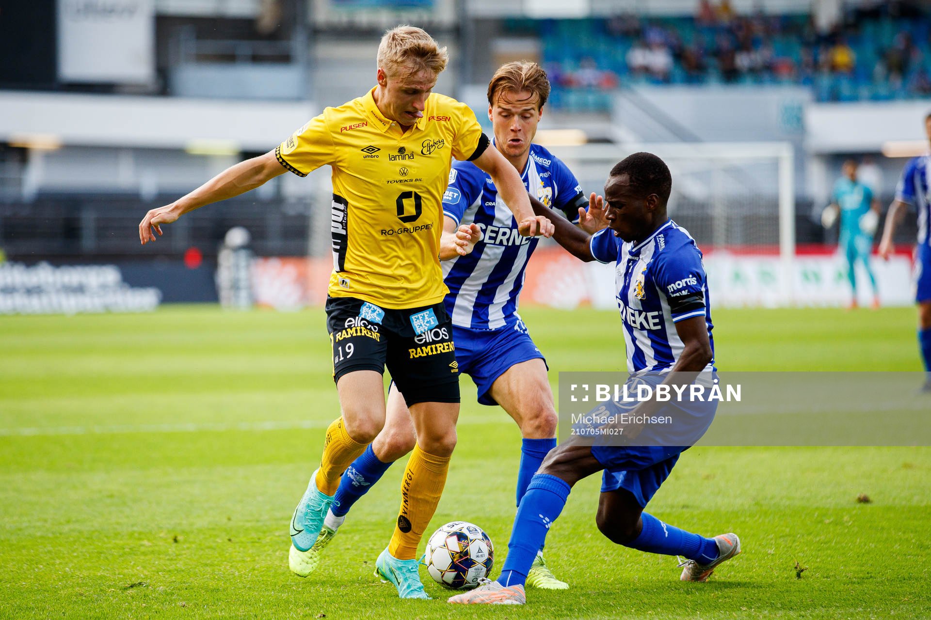 Elfsborgs Jeppe Møldrup Okkels i en kamp mot IFK