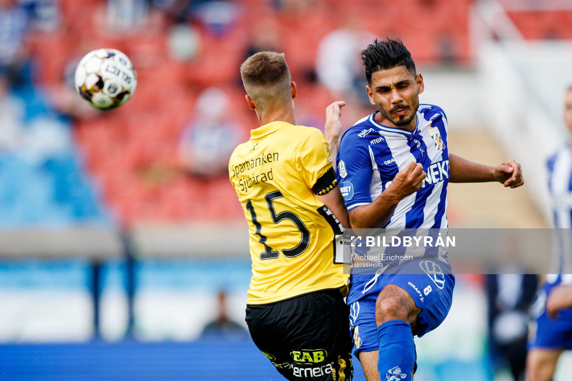 Elfsborgs Leo Väisänen och IFK Göteborgs Hosam Aiesh