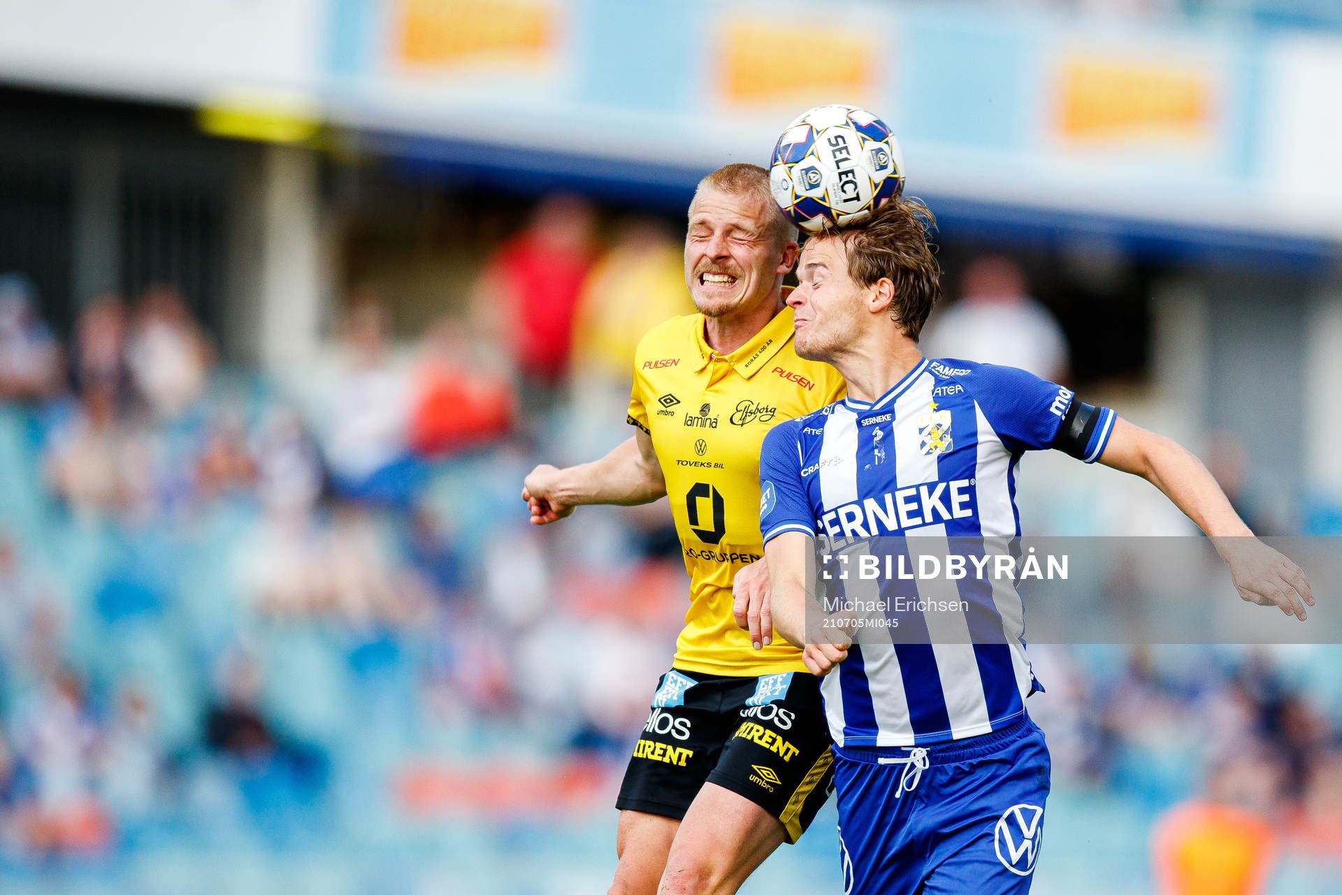 Elfsborgs Per Frick och IFK Göteborgs August Erlingmark