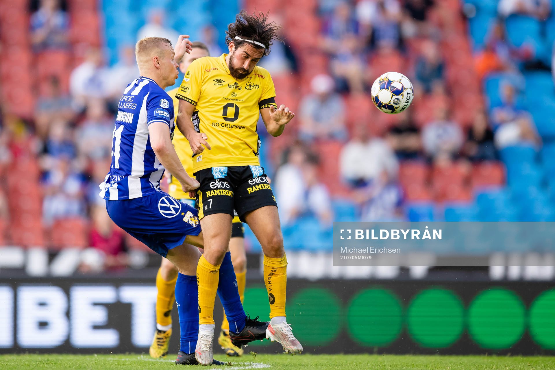 IFK Göteborgs Kolbeinn Sigthorsson och Elfsborgs Frederik