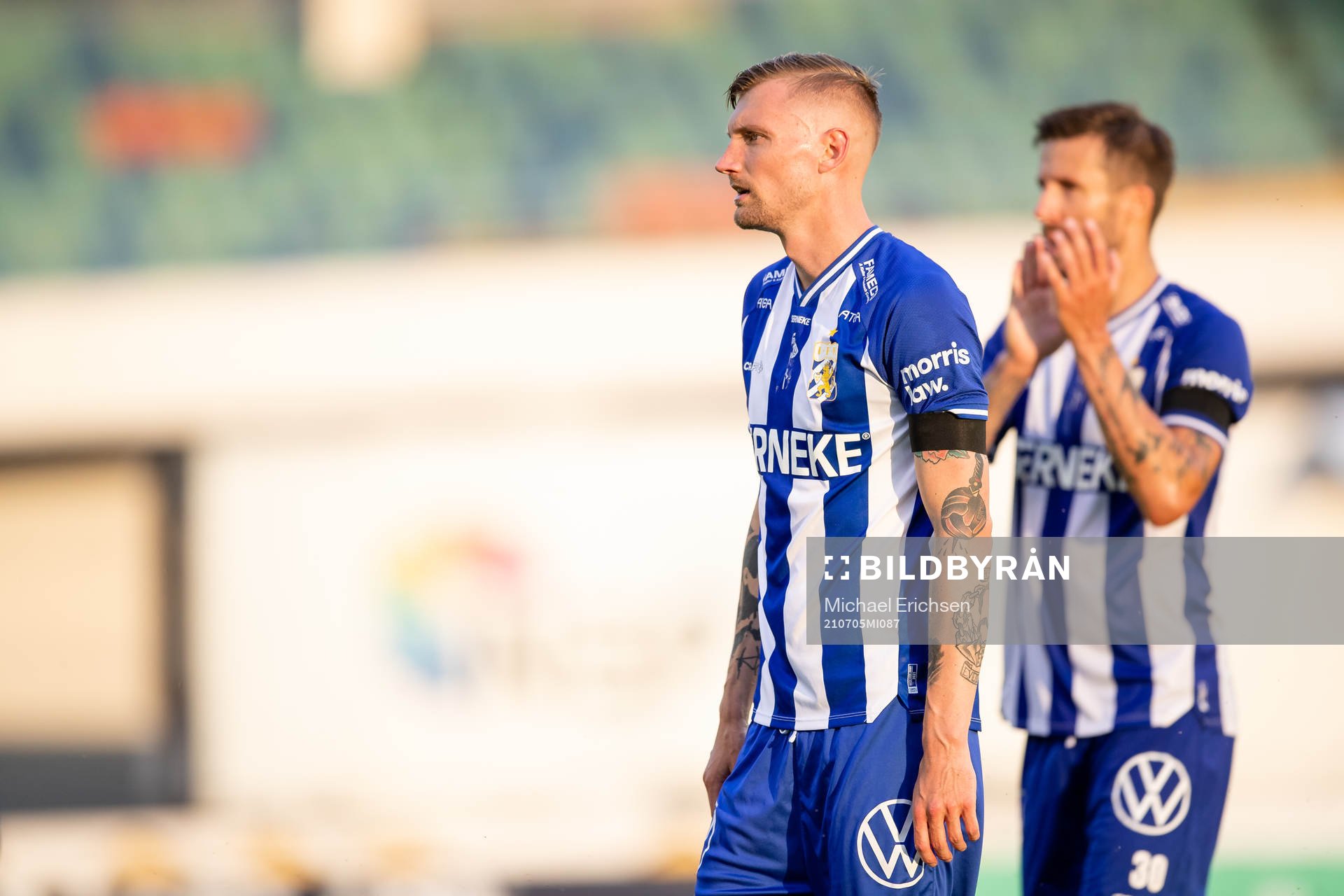 IFK Göteborgs Sebastian Eriksson deppar