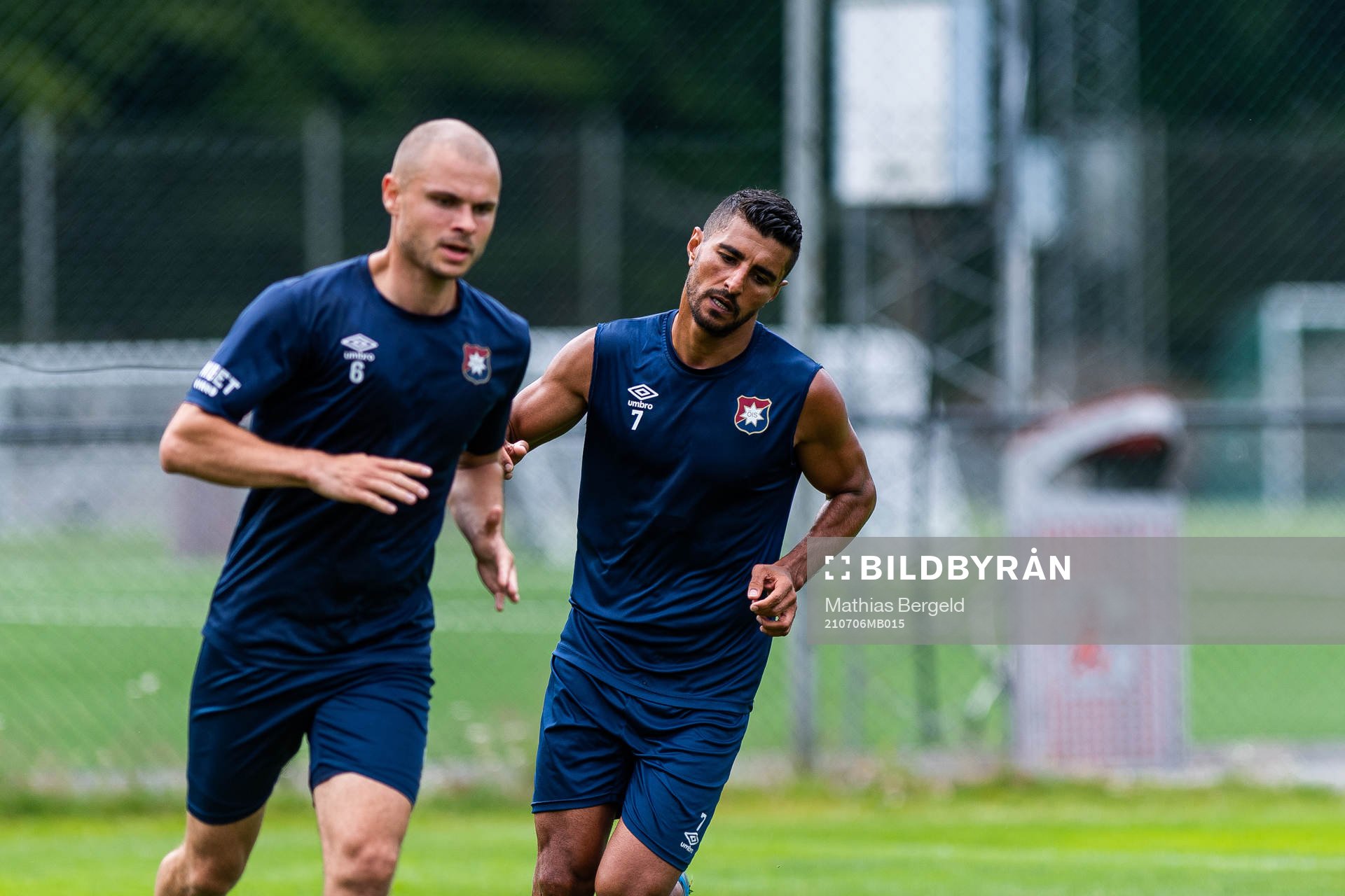 Hannes Sahlin och Ailton Jose Almeida