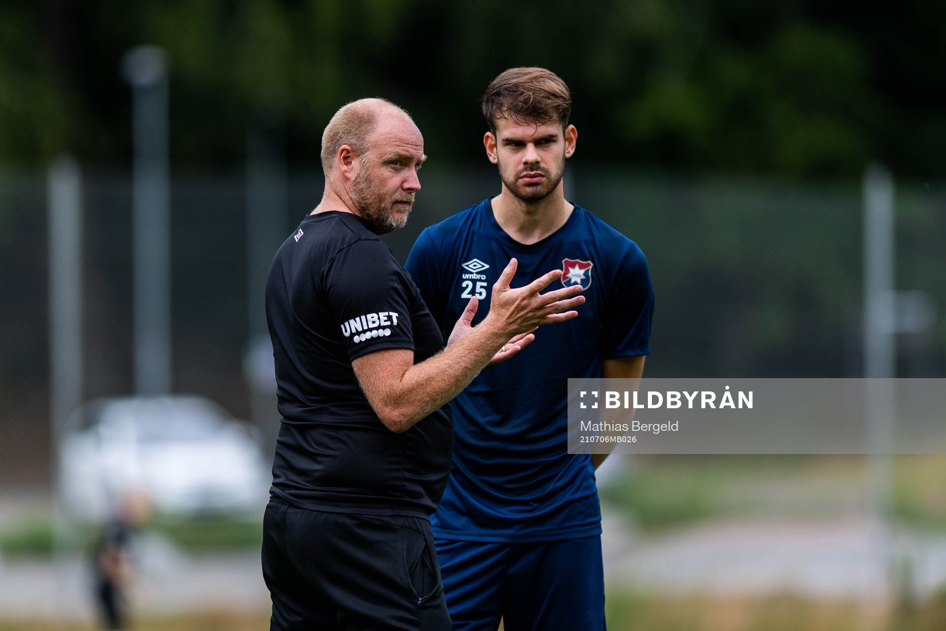 Tränare Dane Ivarsson och Peru Ruiz