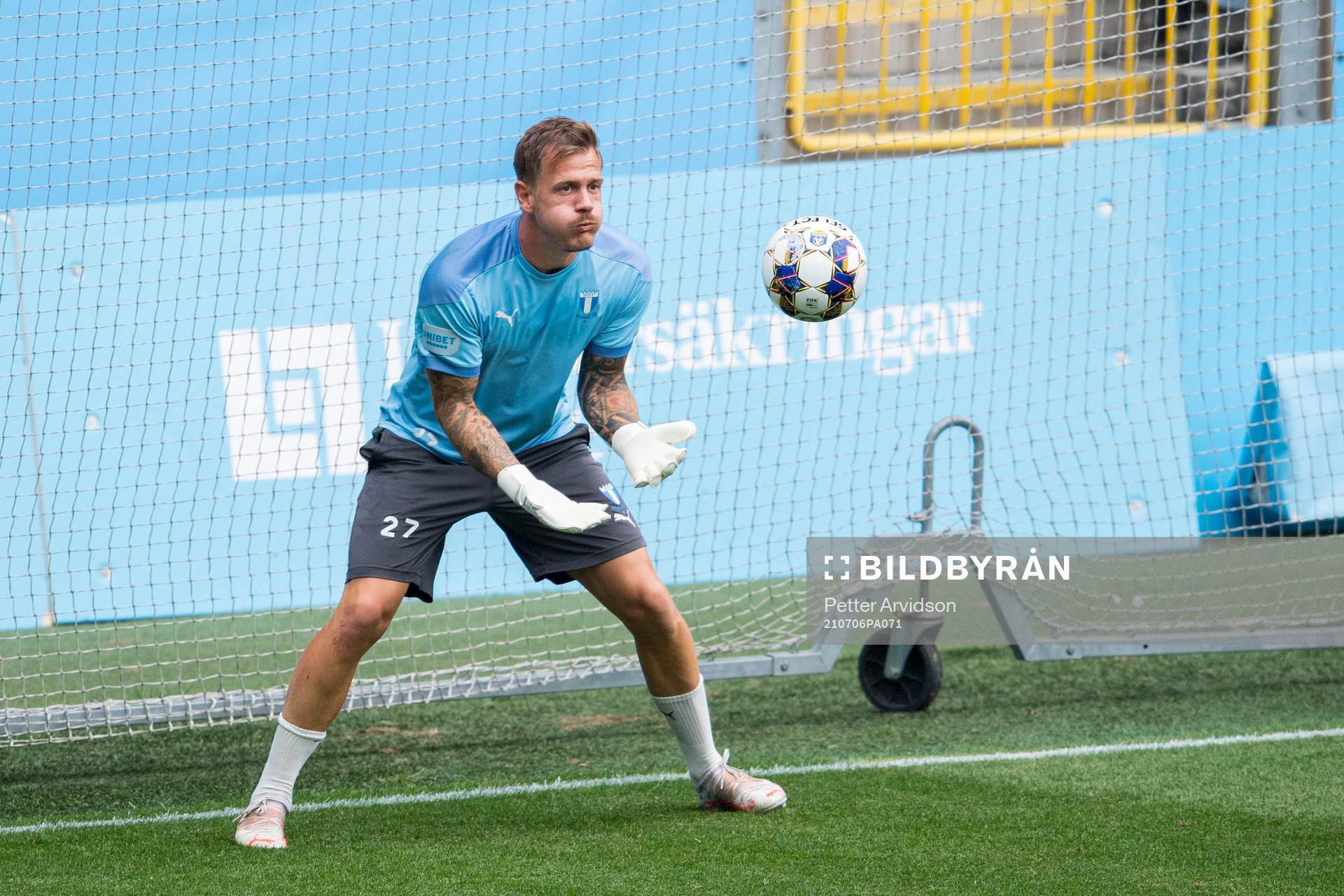 Goalkeeper Johan Dahlin