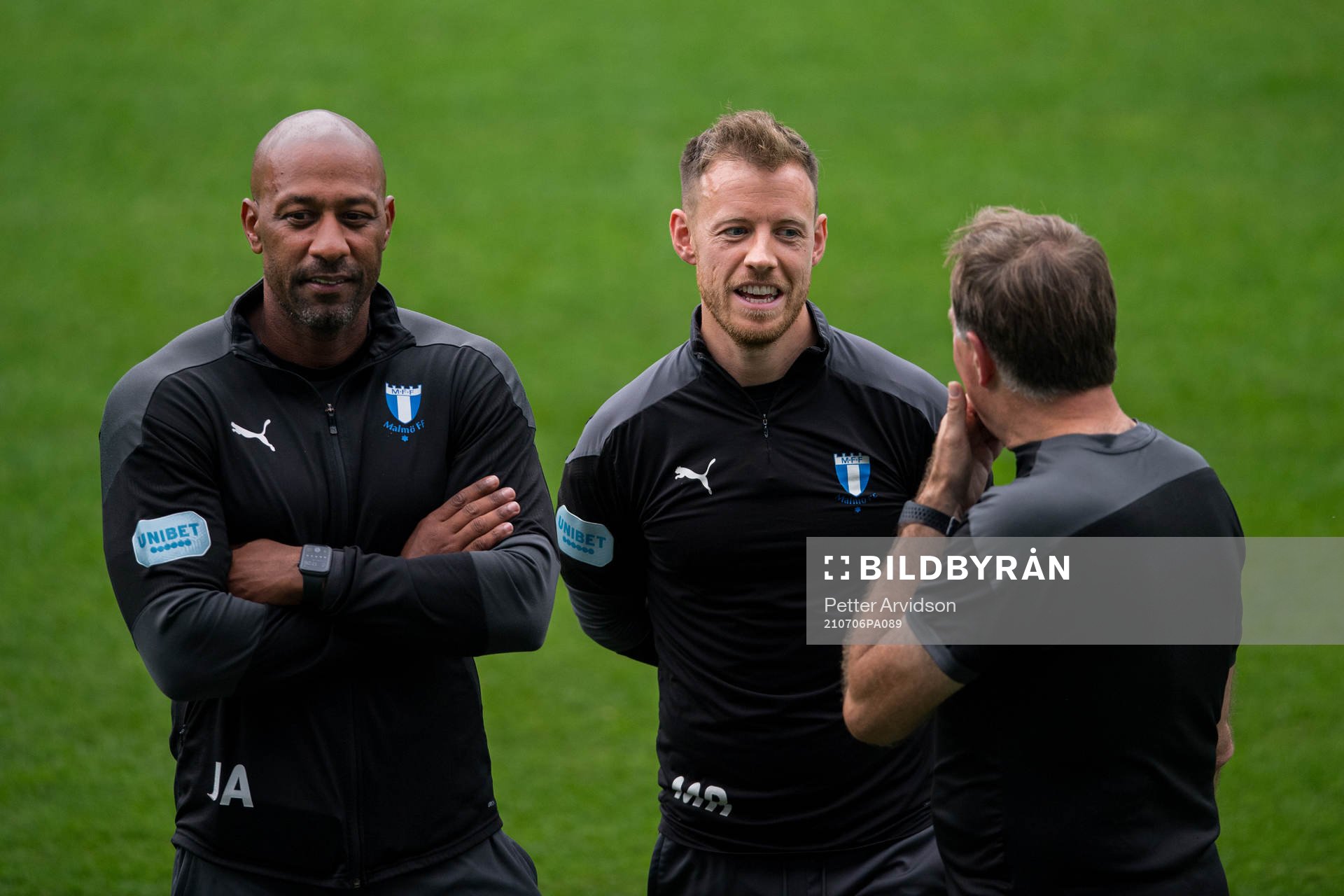 Jeffrey Aubynn, assistant coach and Mark Read, physical