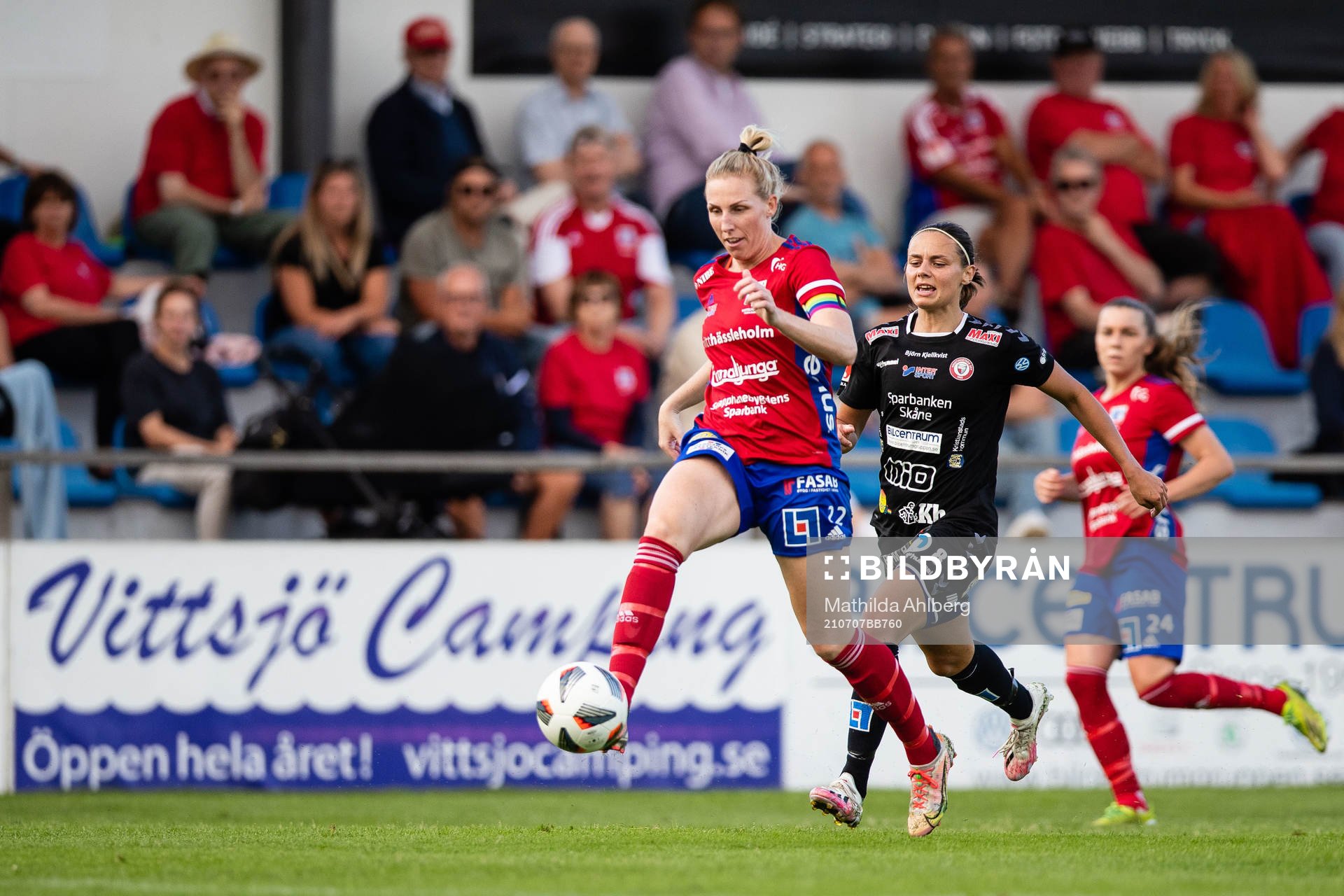 Vittsjös Sandra Adolfsson och Kristianstads Alice Nilsson