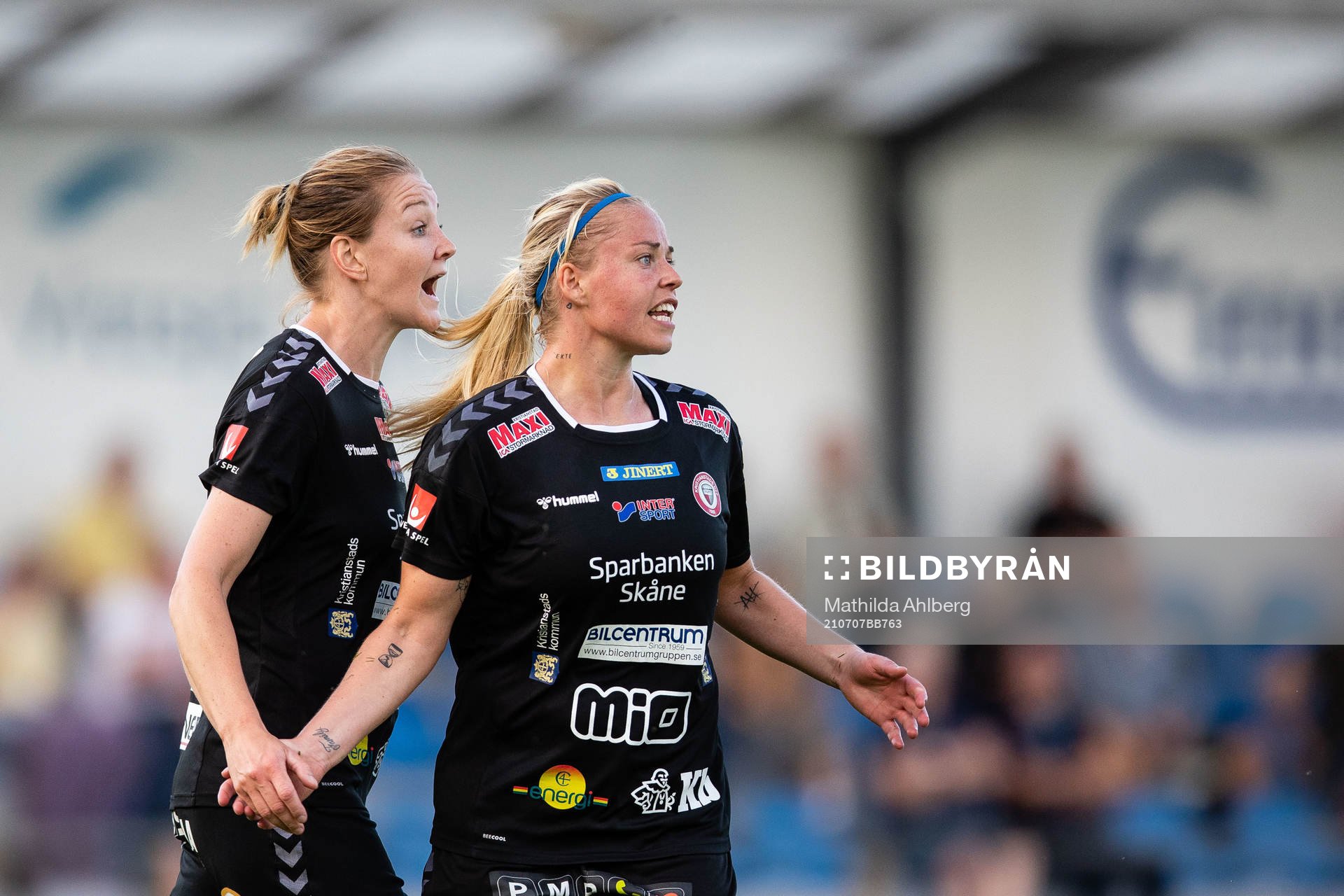 Kristianstads Mia Carlsson och Therese Sessy Åsland