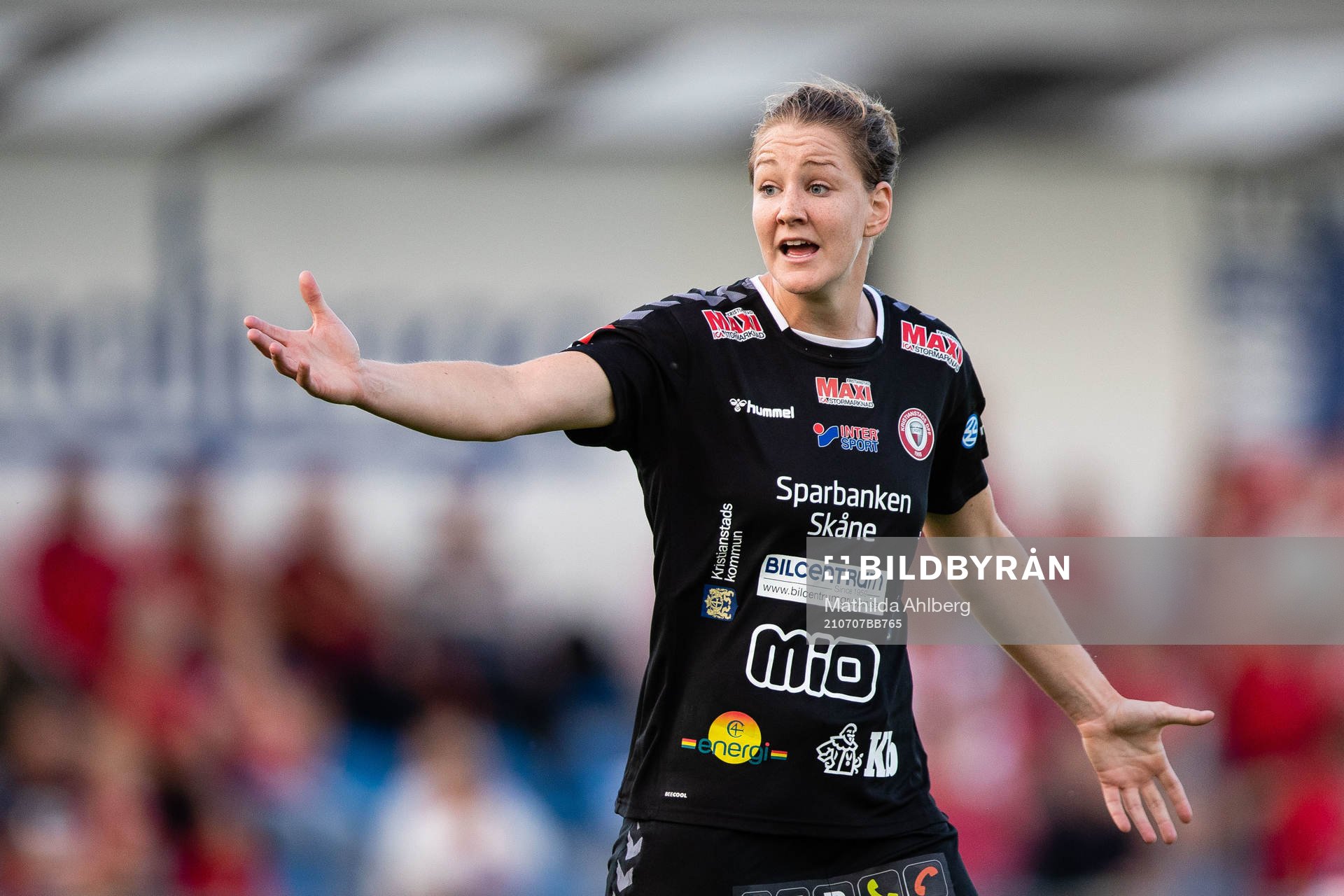 Kristianstads Mia Carlsson deppar