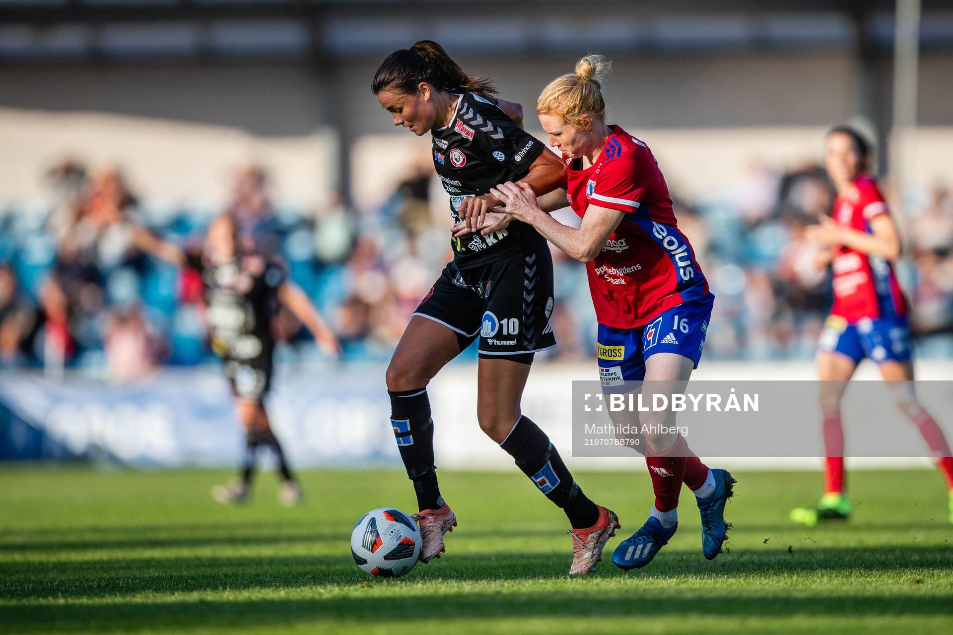 Kristianstads Anna Welin och Vittsjös Clare Polkinghorn