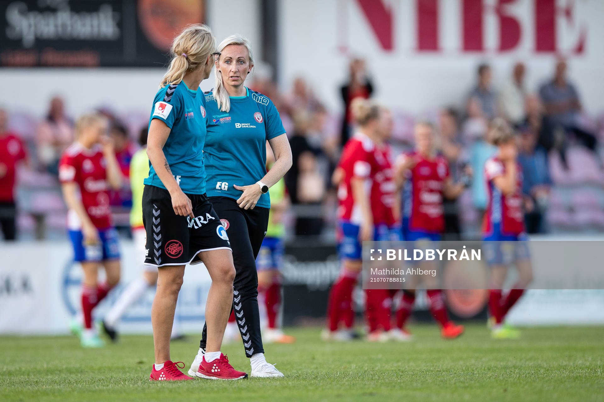 Kristianstads tränare Elisabet Gunnarsdóttir deppar